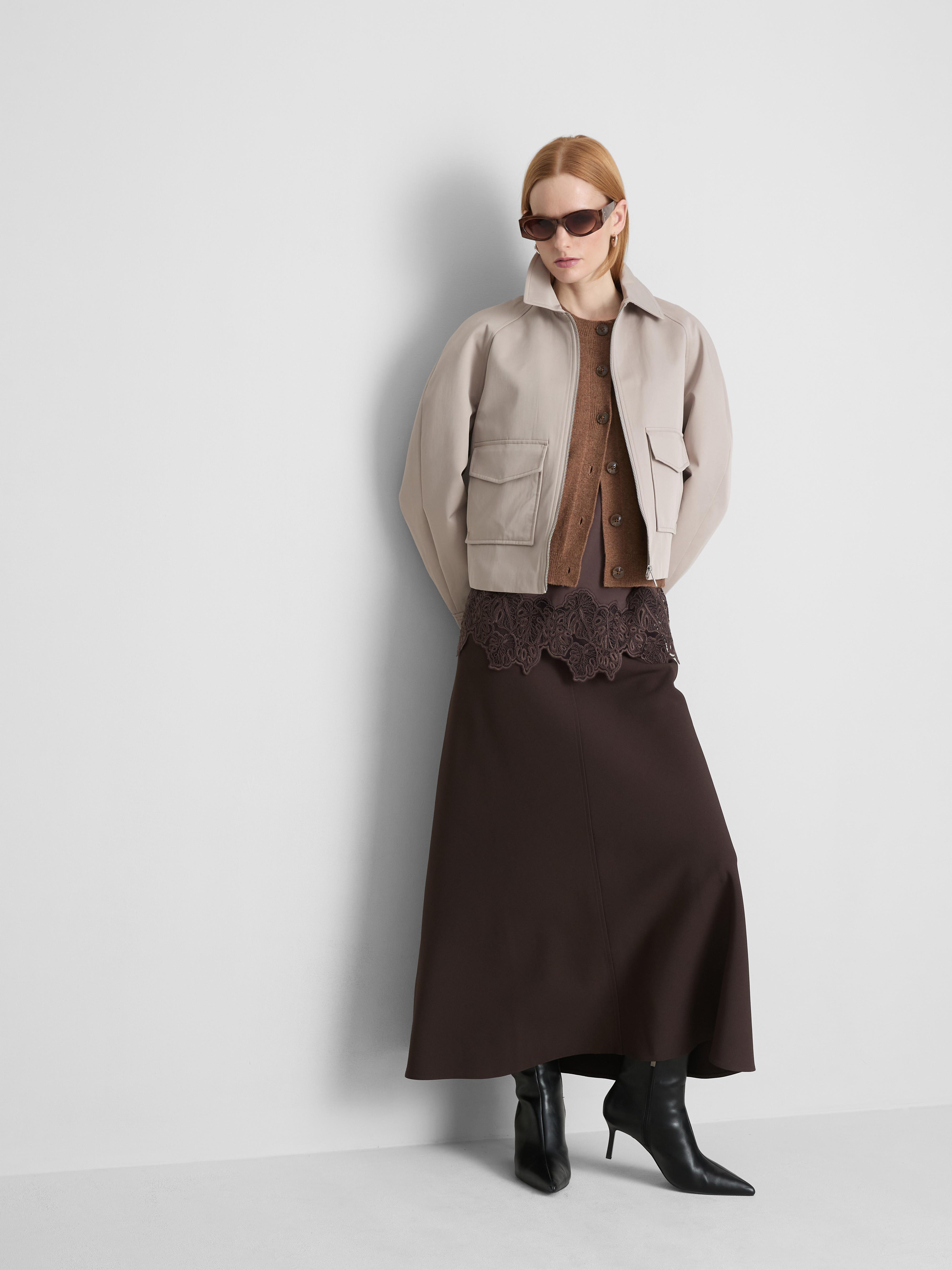 The Edit Cropped Patch Pocket Jacket