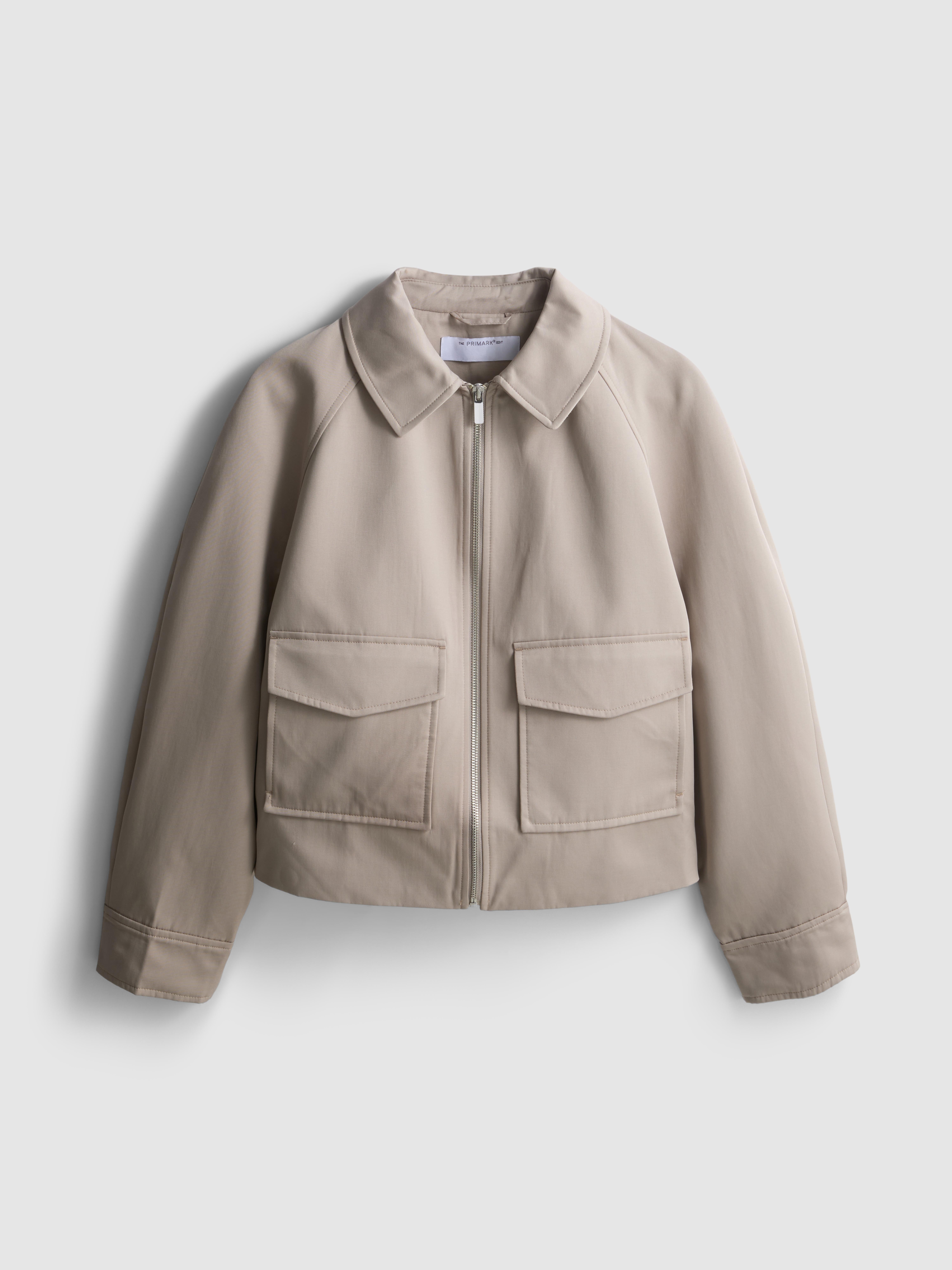 The Edit Cropped Patch Pocket Jacket