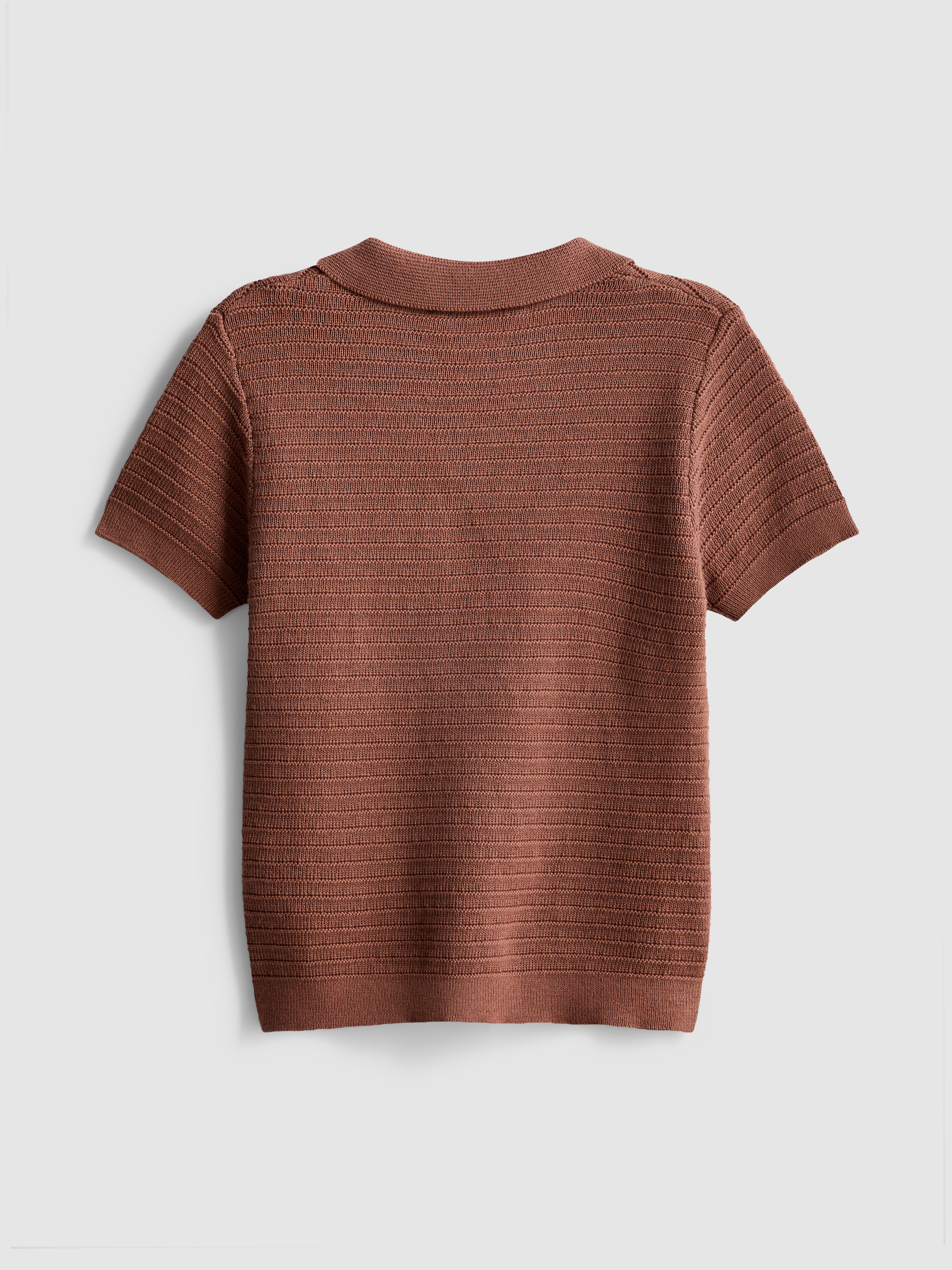 1.5-8yrs | Palm Tree Knit Polo Shirt