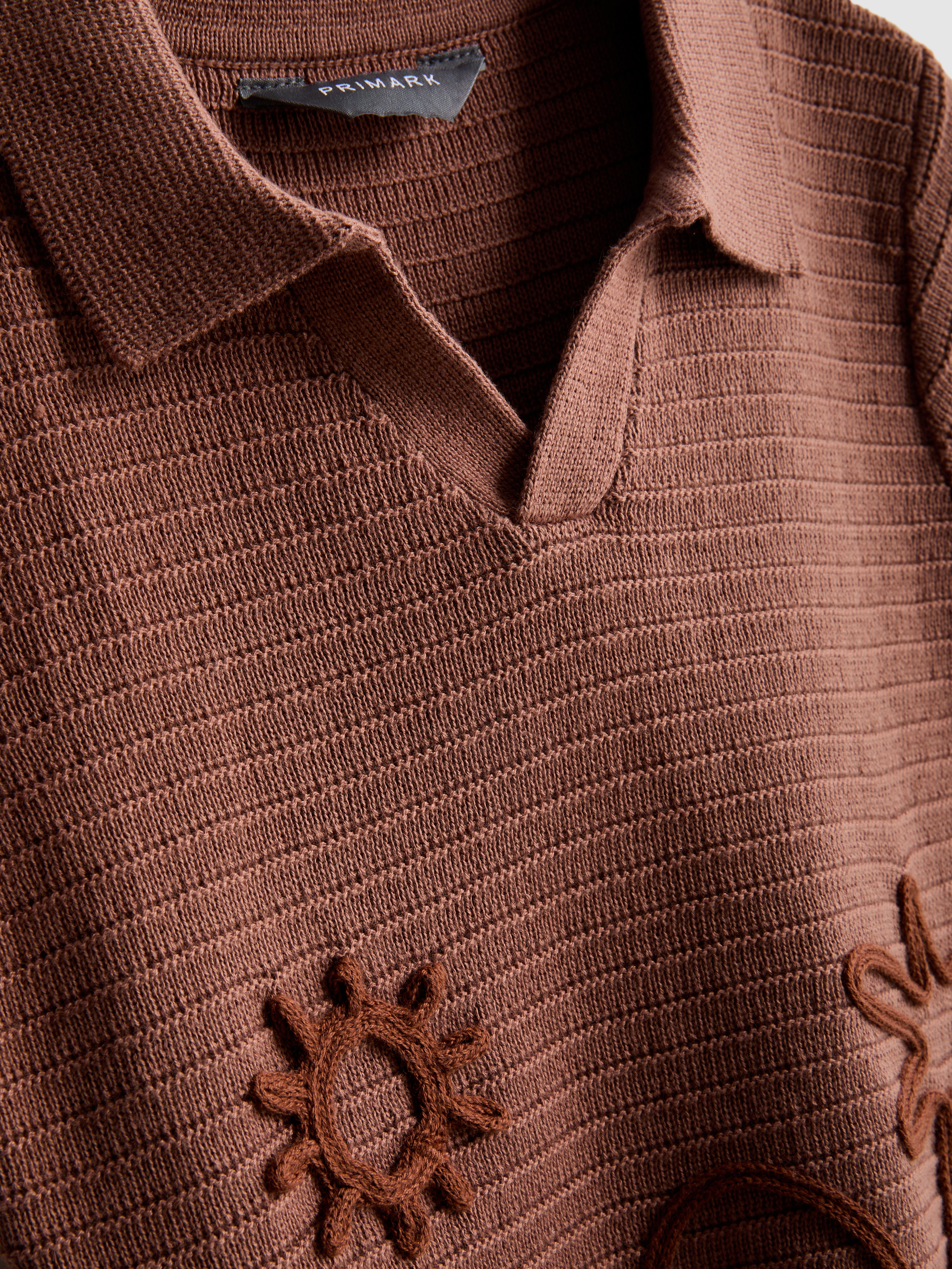 1.5-8yrs | Palm Tree Knit Polo Shirt