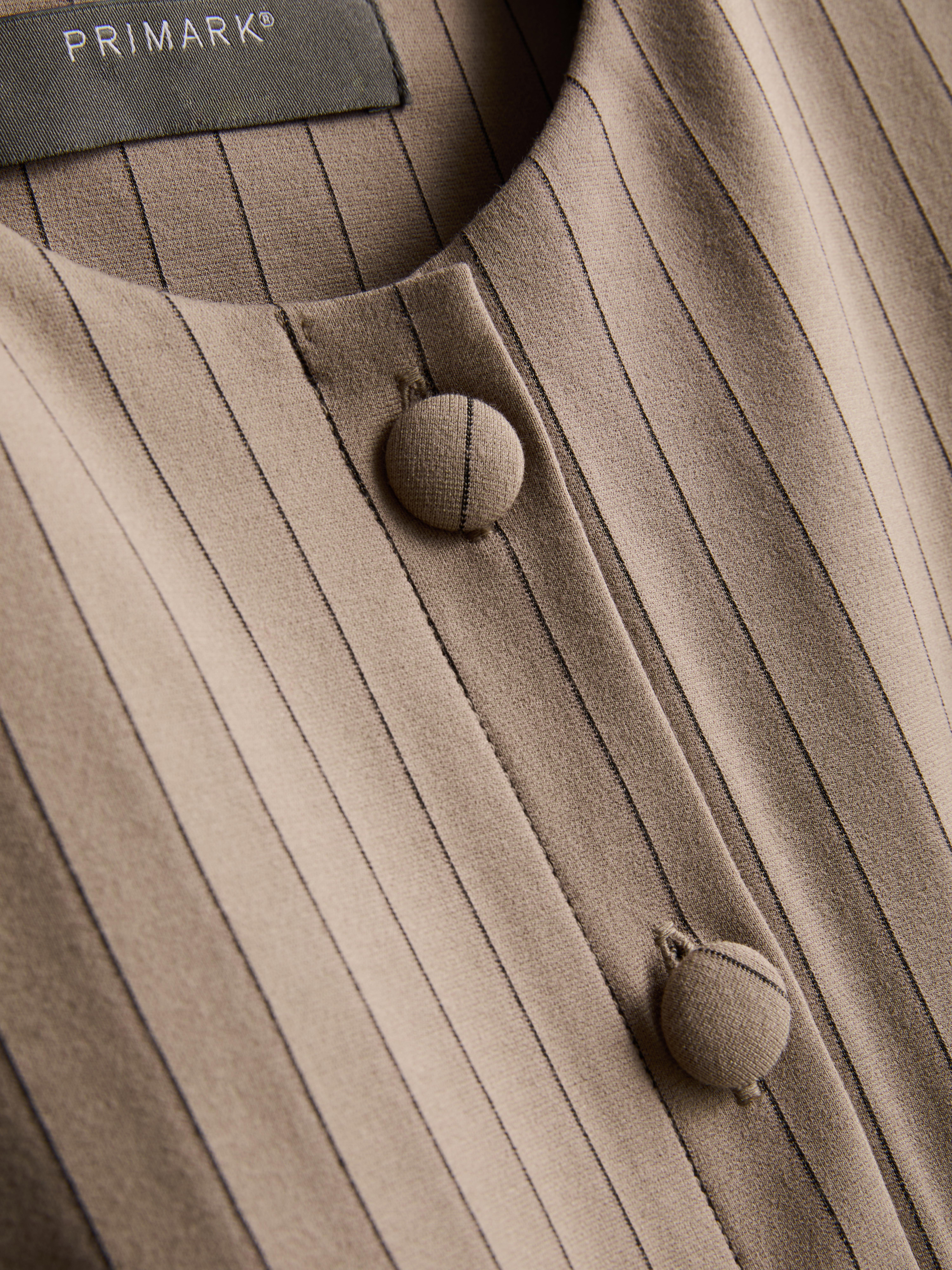 Pinstripe Mini Shift Dress