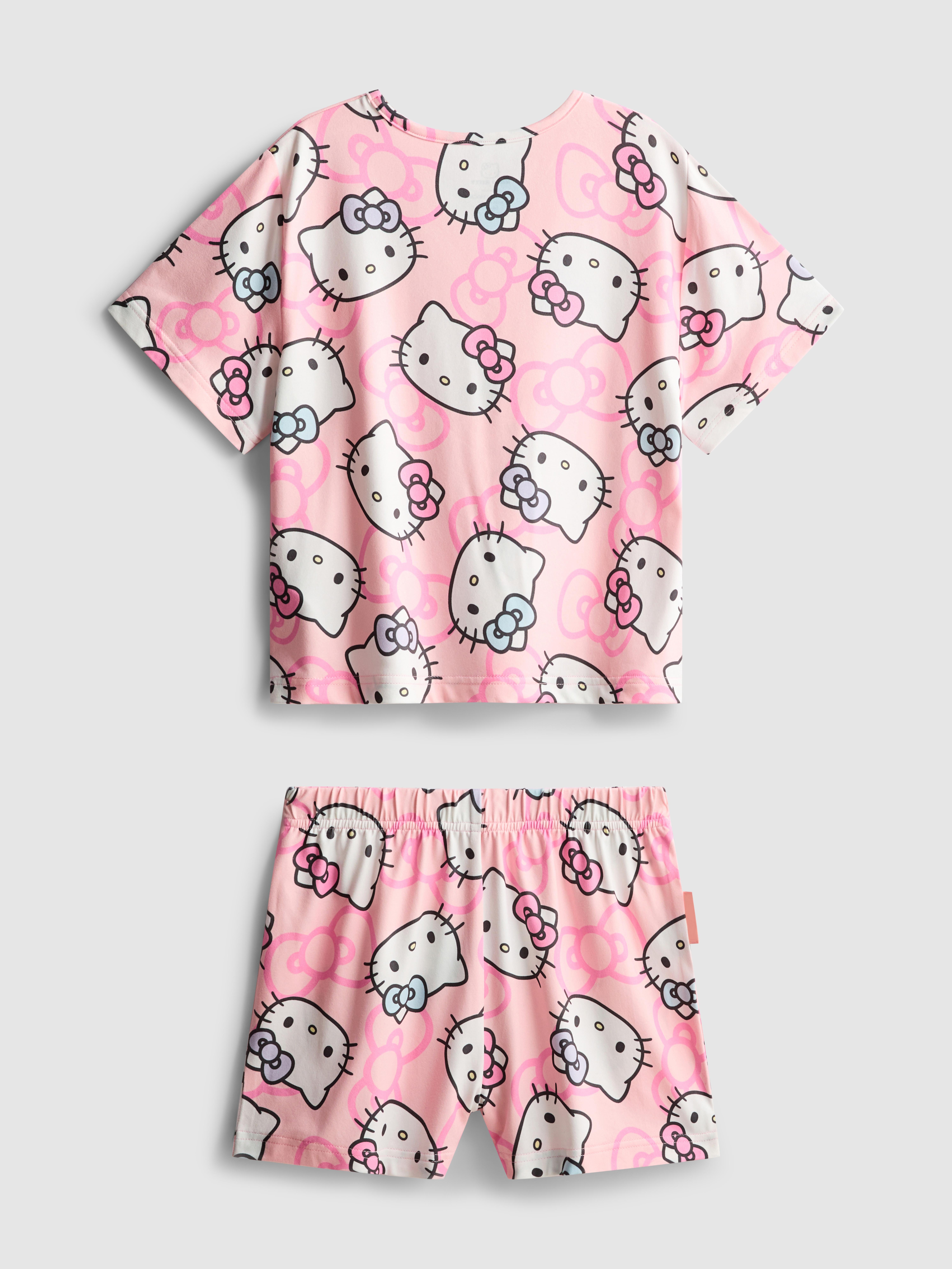 5–15 Jahre | Kurzer „Hello Kitty“ Schlafanzug