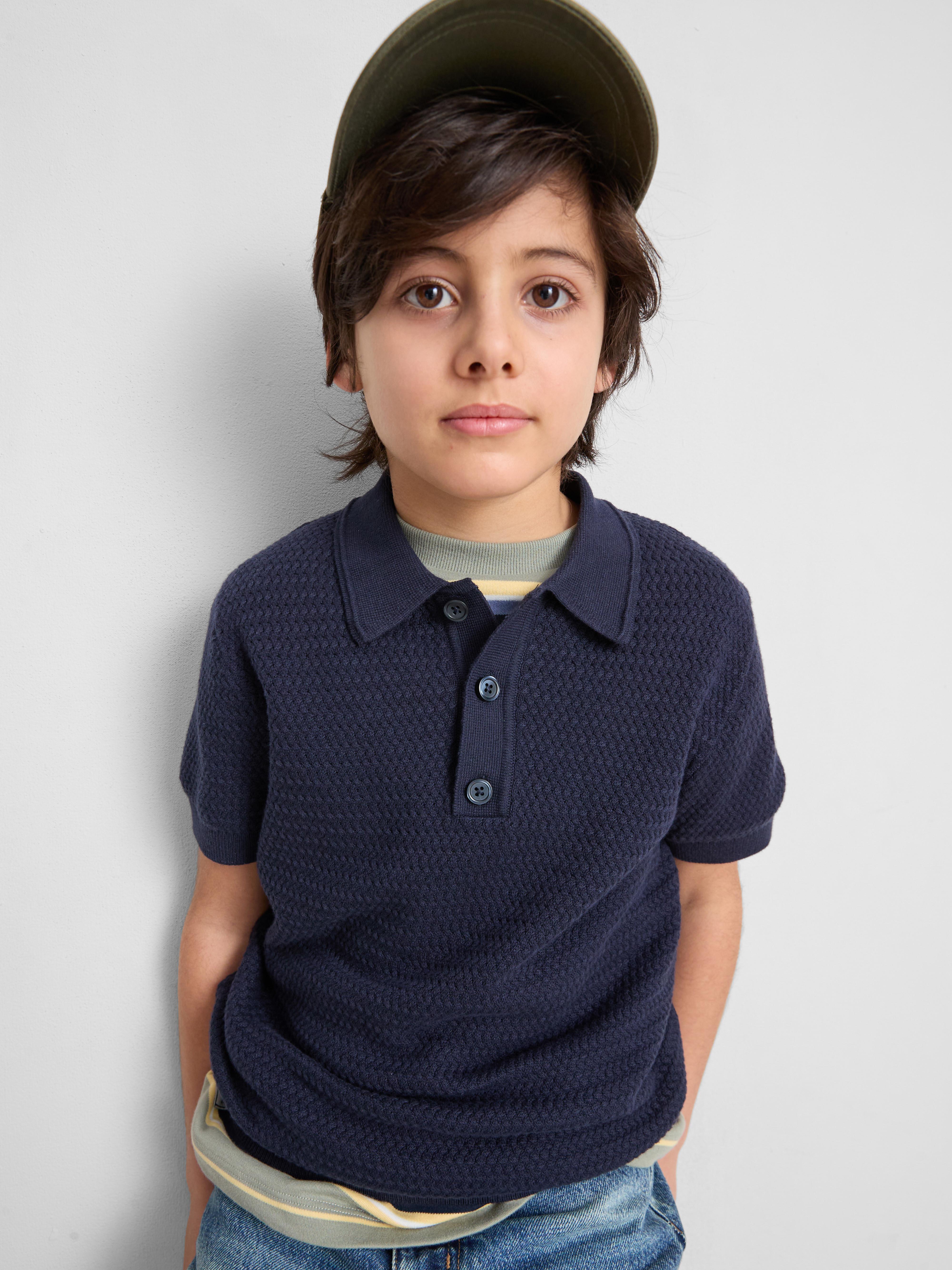 7–15 let | Pletená polokošile