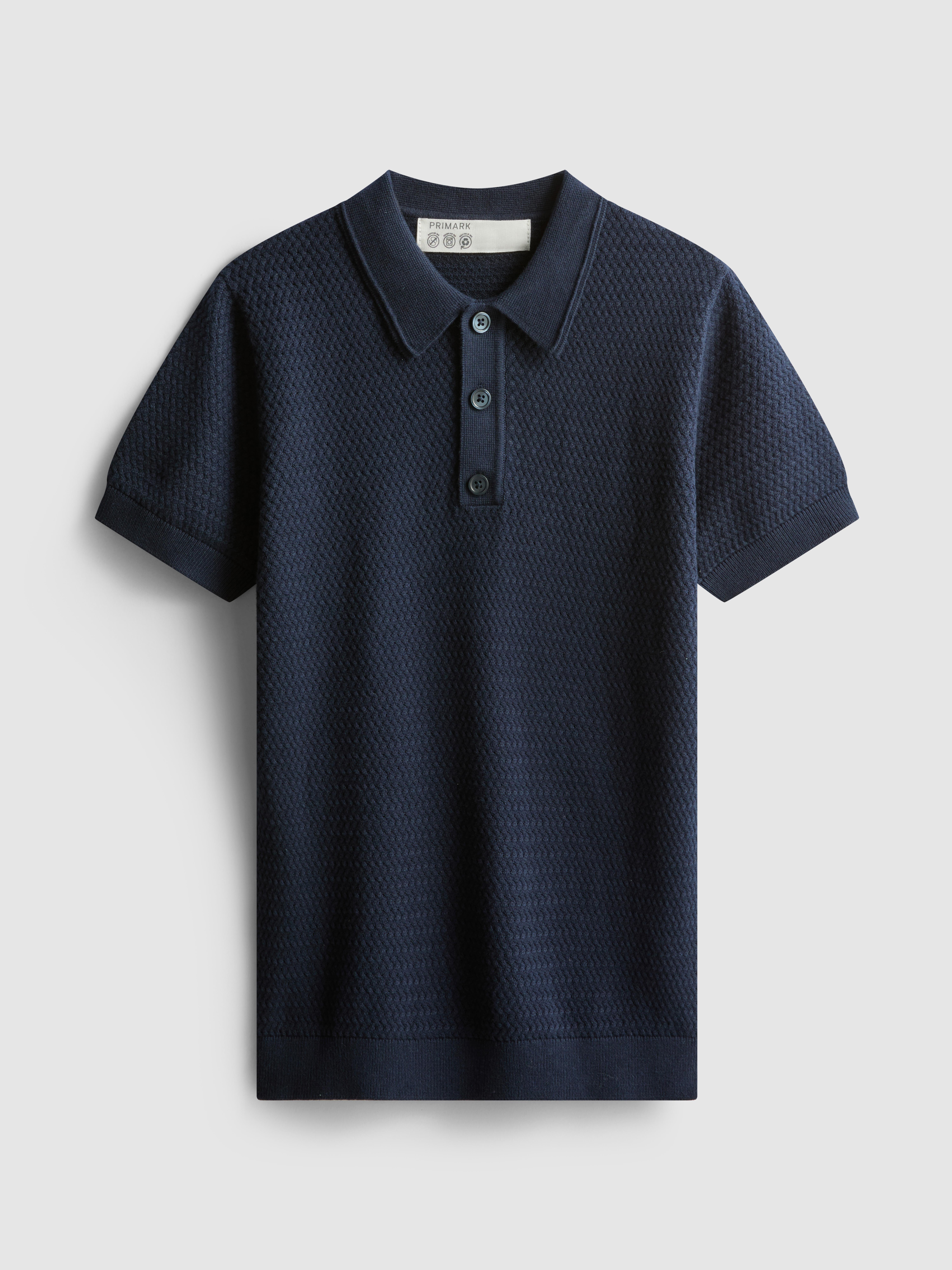 Boys Navy 7-15yrs | Knit Polo Shirt