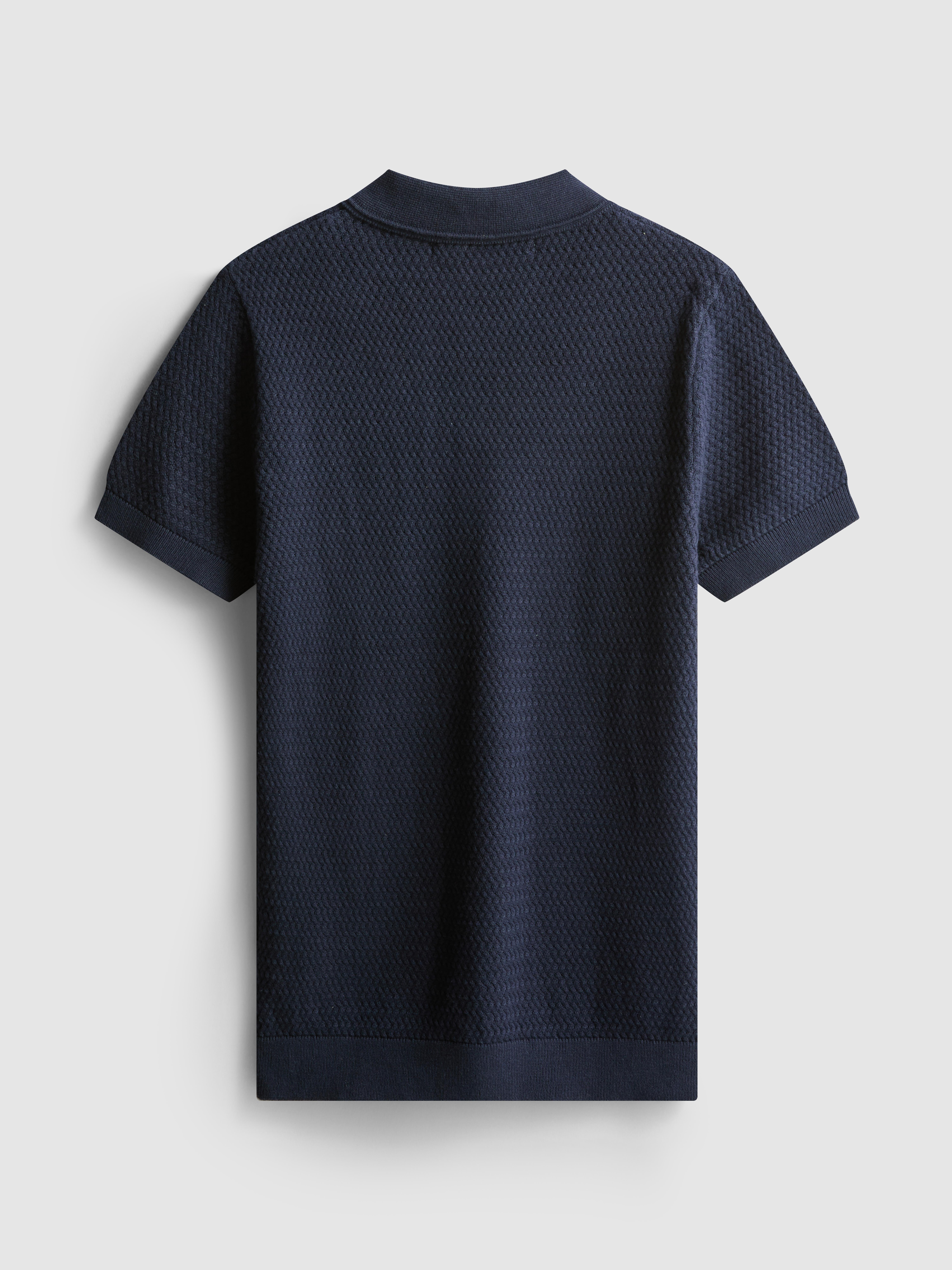 Boys Navy 7-15yrs | Knit Polo Shirt