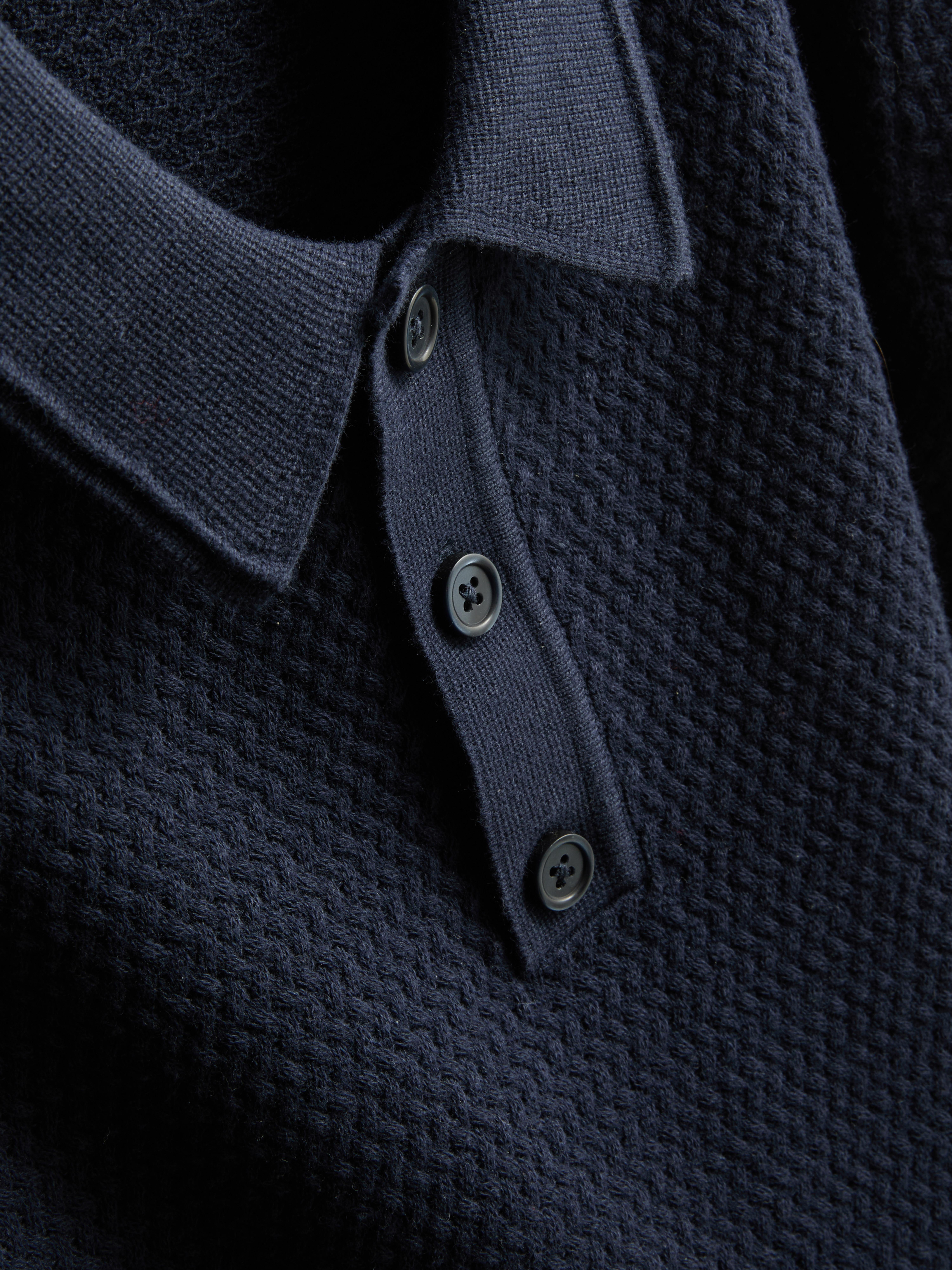 Boys Navy 7-15yrs | Knit Polo Shirt