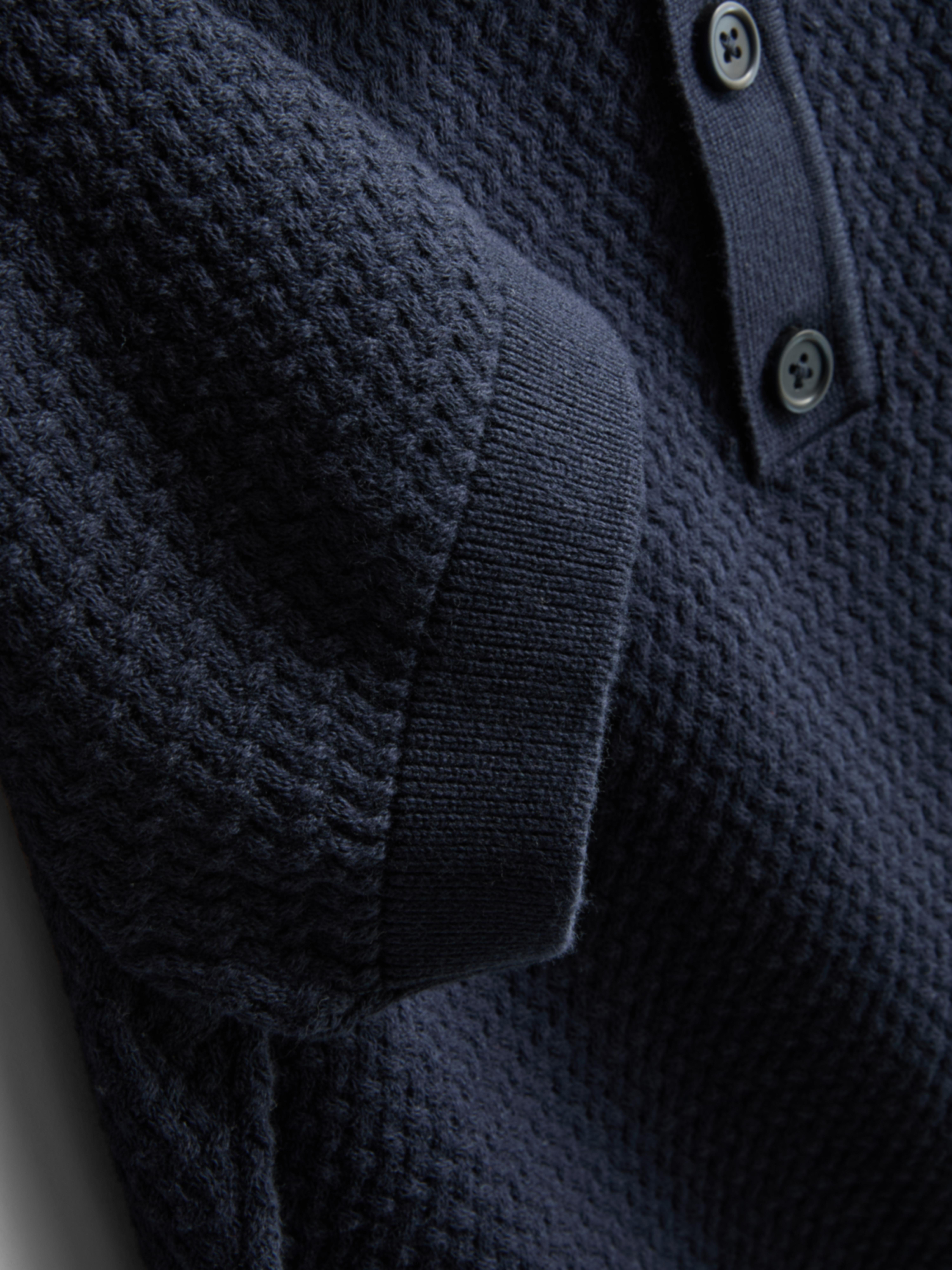 Boys Navy 7-15yrs | Knit Polo Shirt