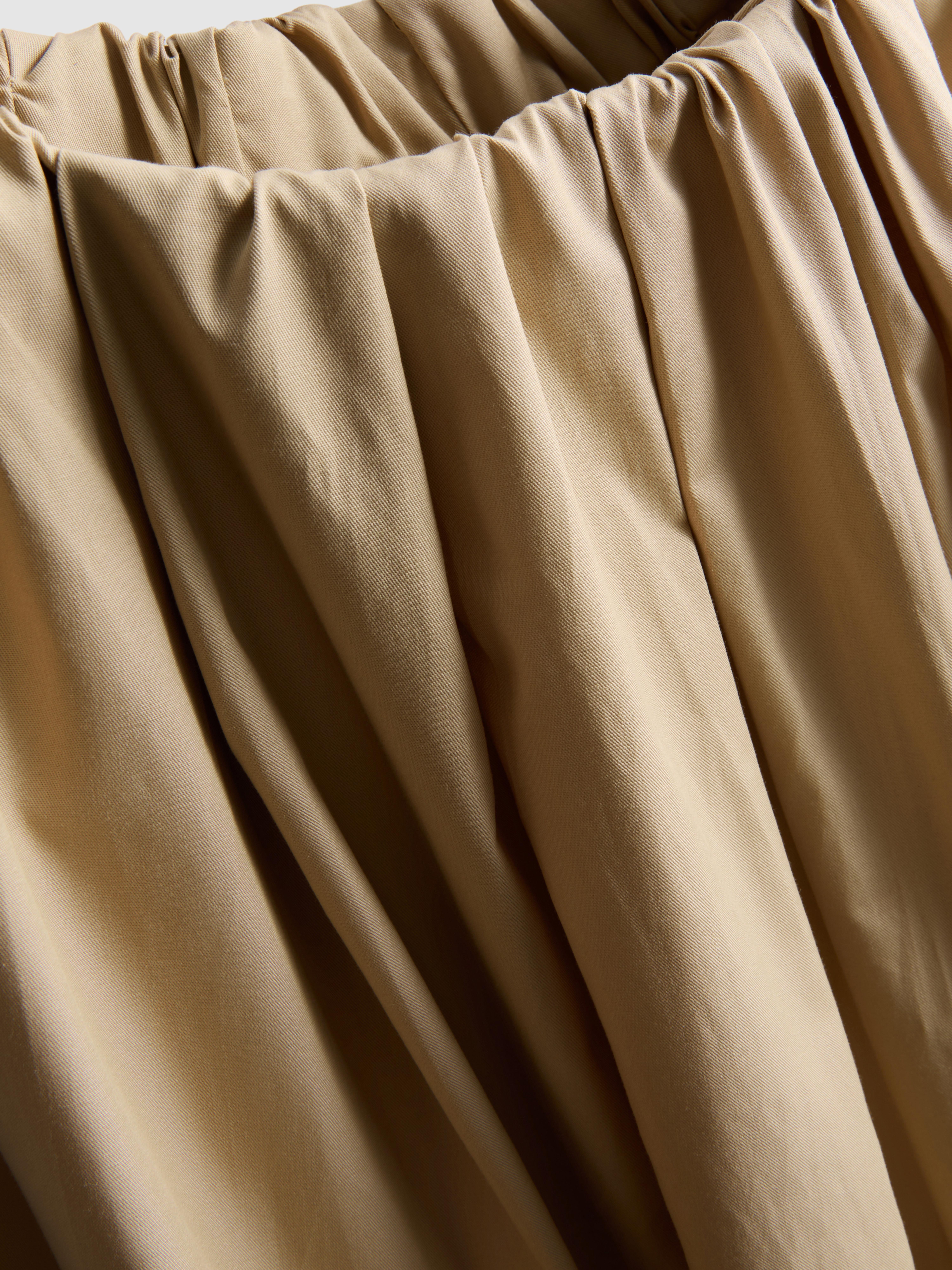 The Edit Circle Cotton Midi Skirt