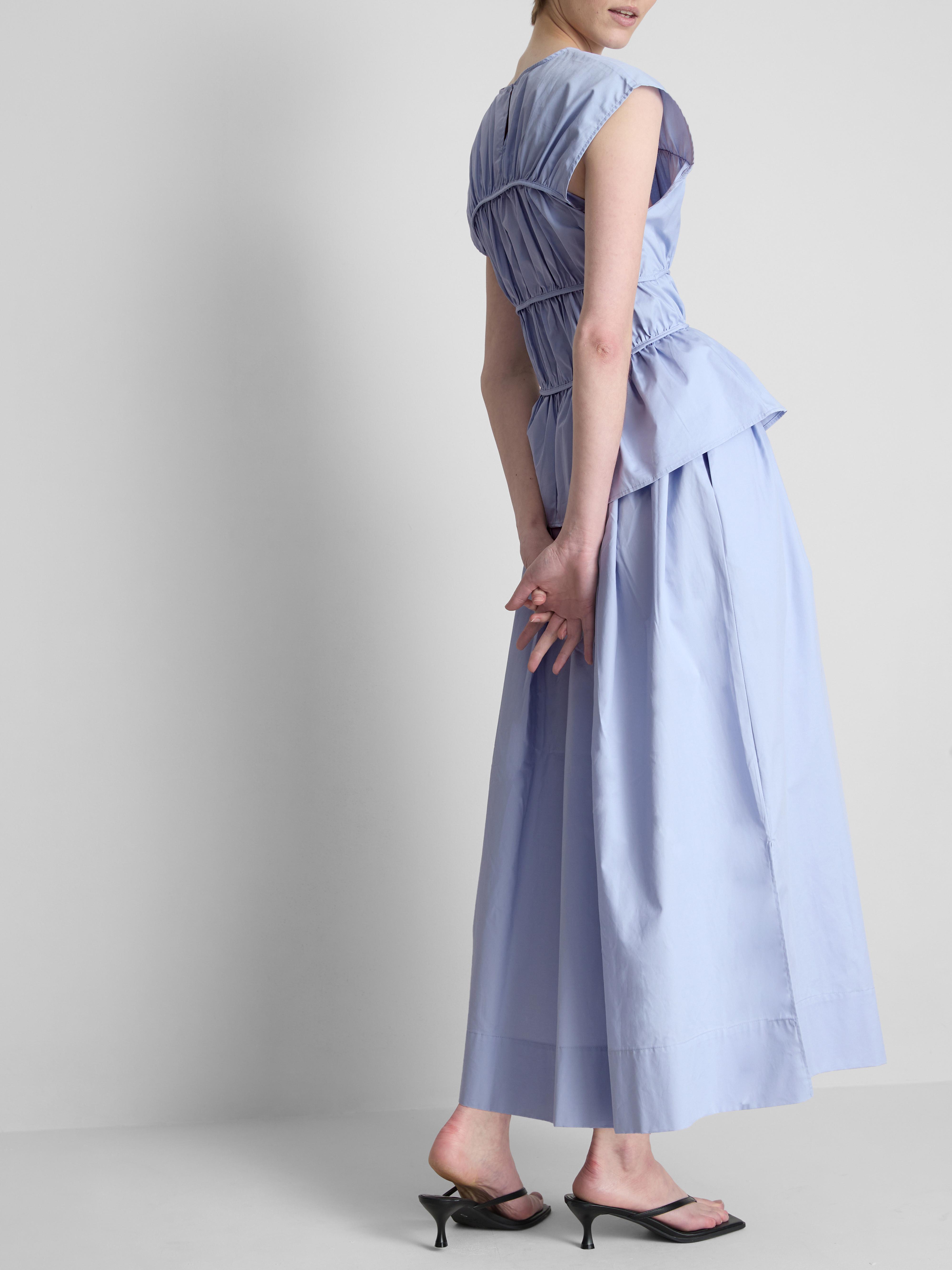 Halflange cirkelrok van katoen The Edit