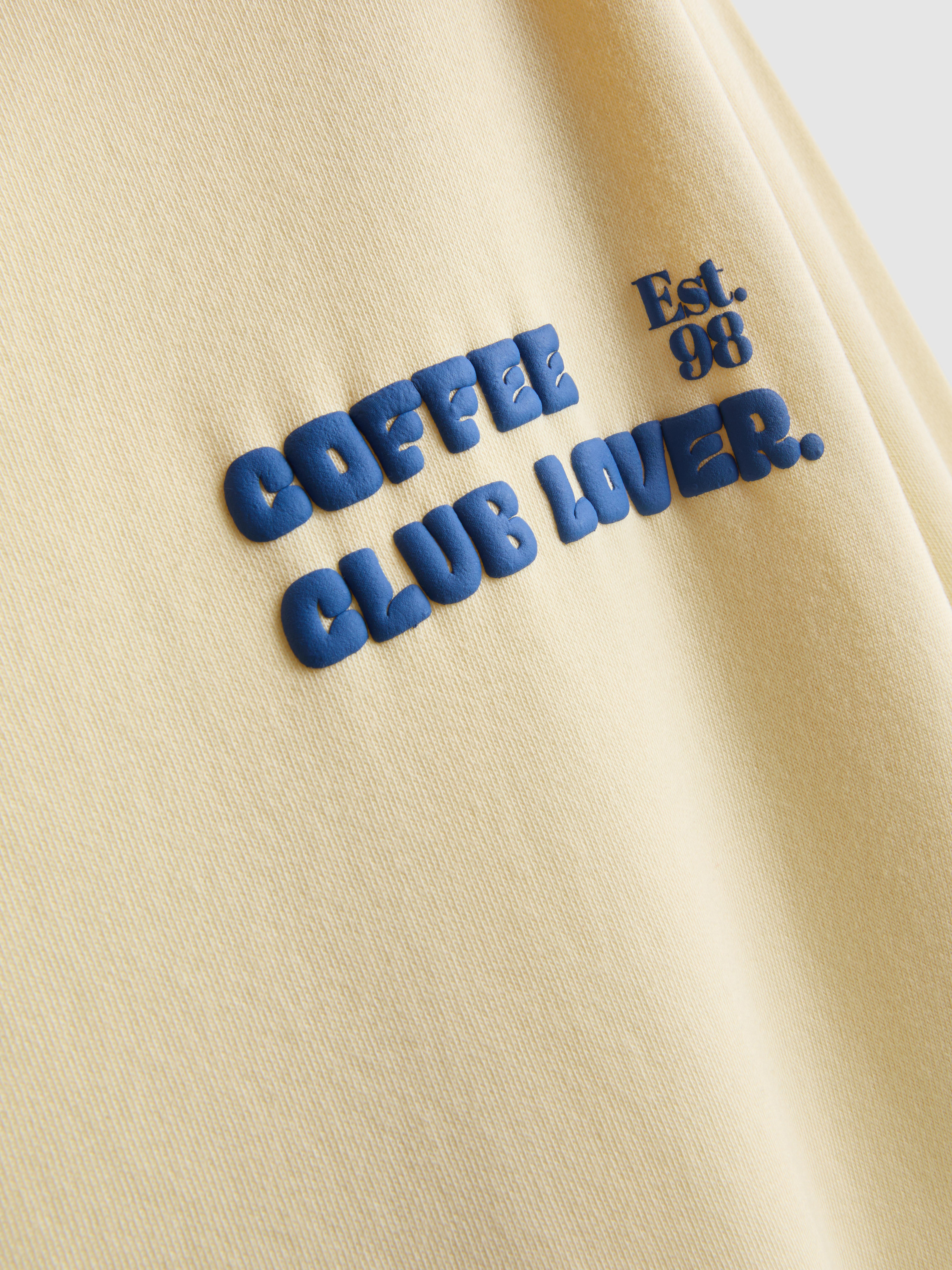 Women's Yellow The Primark Scene | Cotton-Rich Graphic Oversized Hoodie