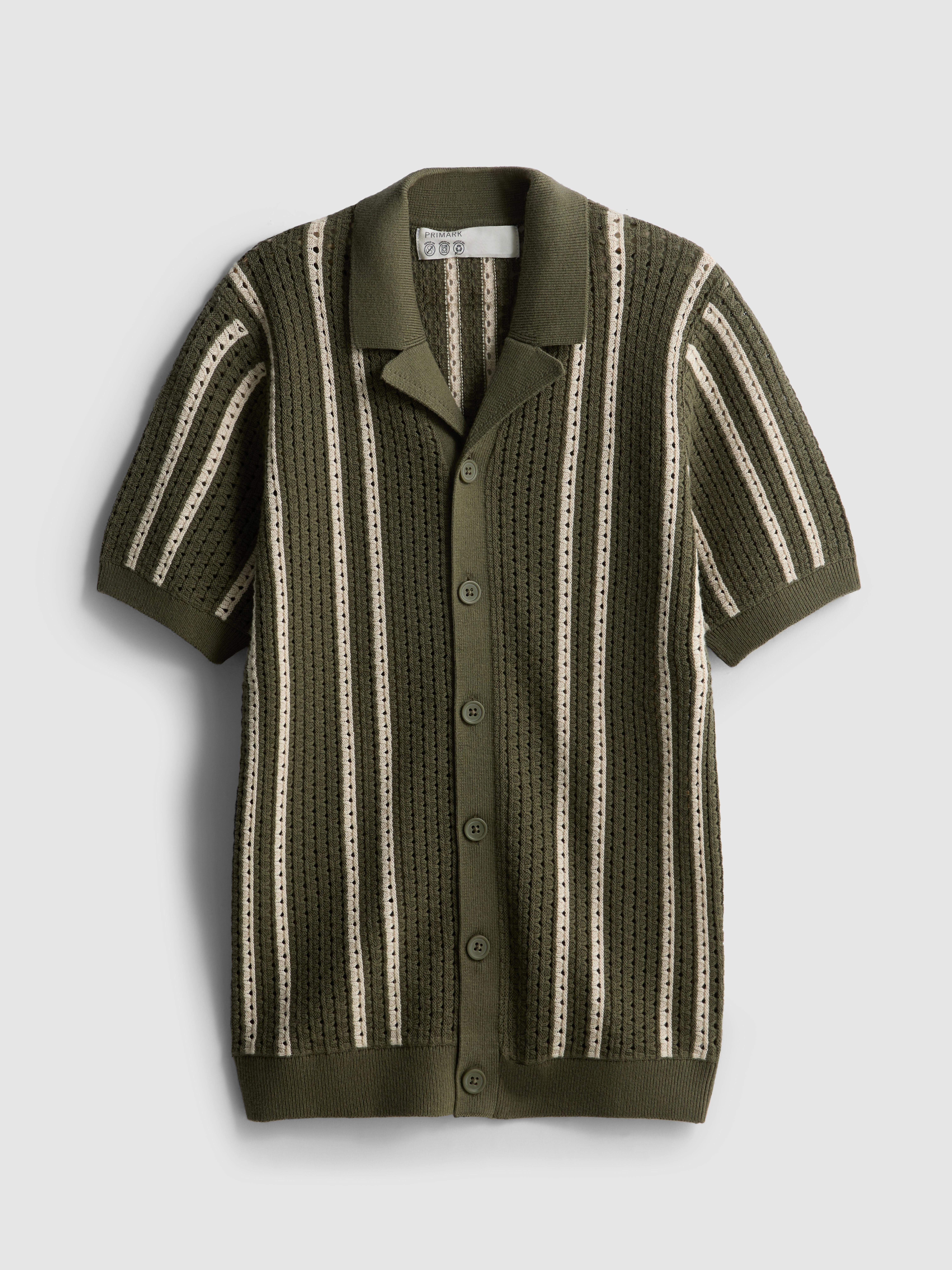 7-15yrs | Stripe Knit Shirt