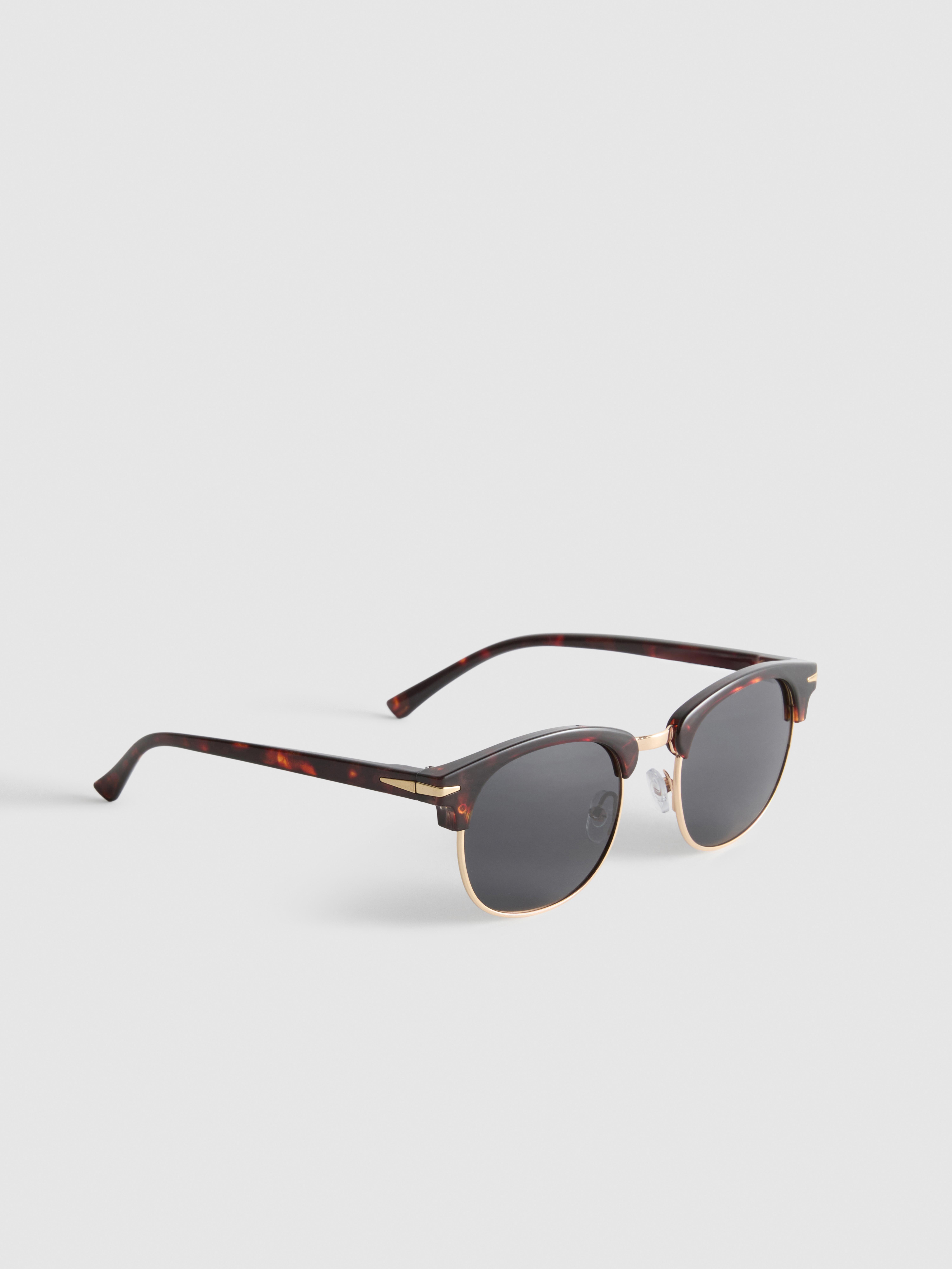 Getönte Clubmaster-Sonnenbrille