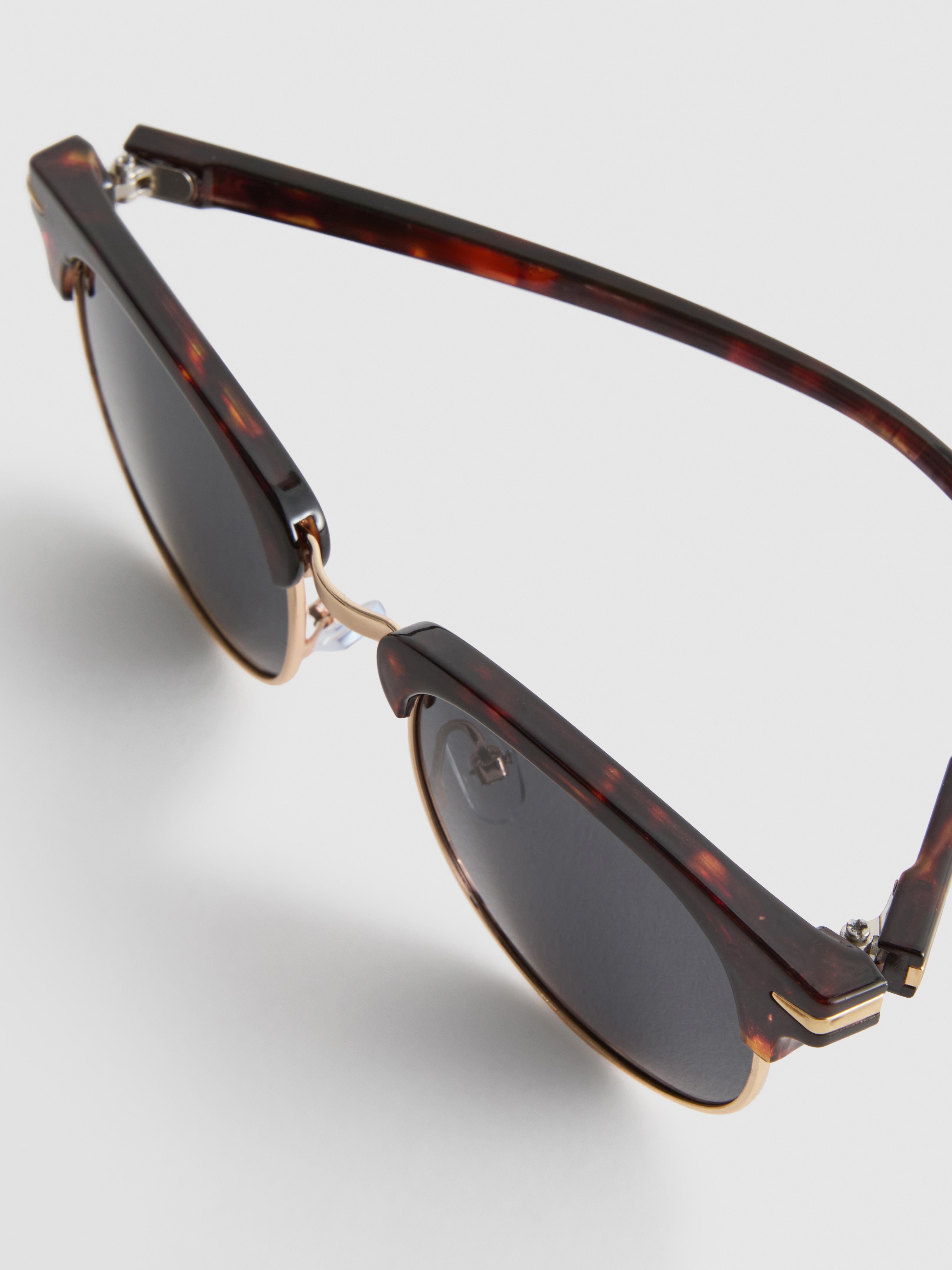 Tinted Clubmaster Sunglasses
