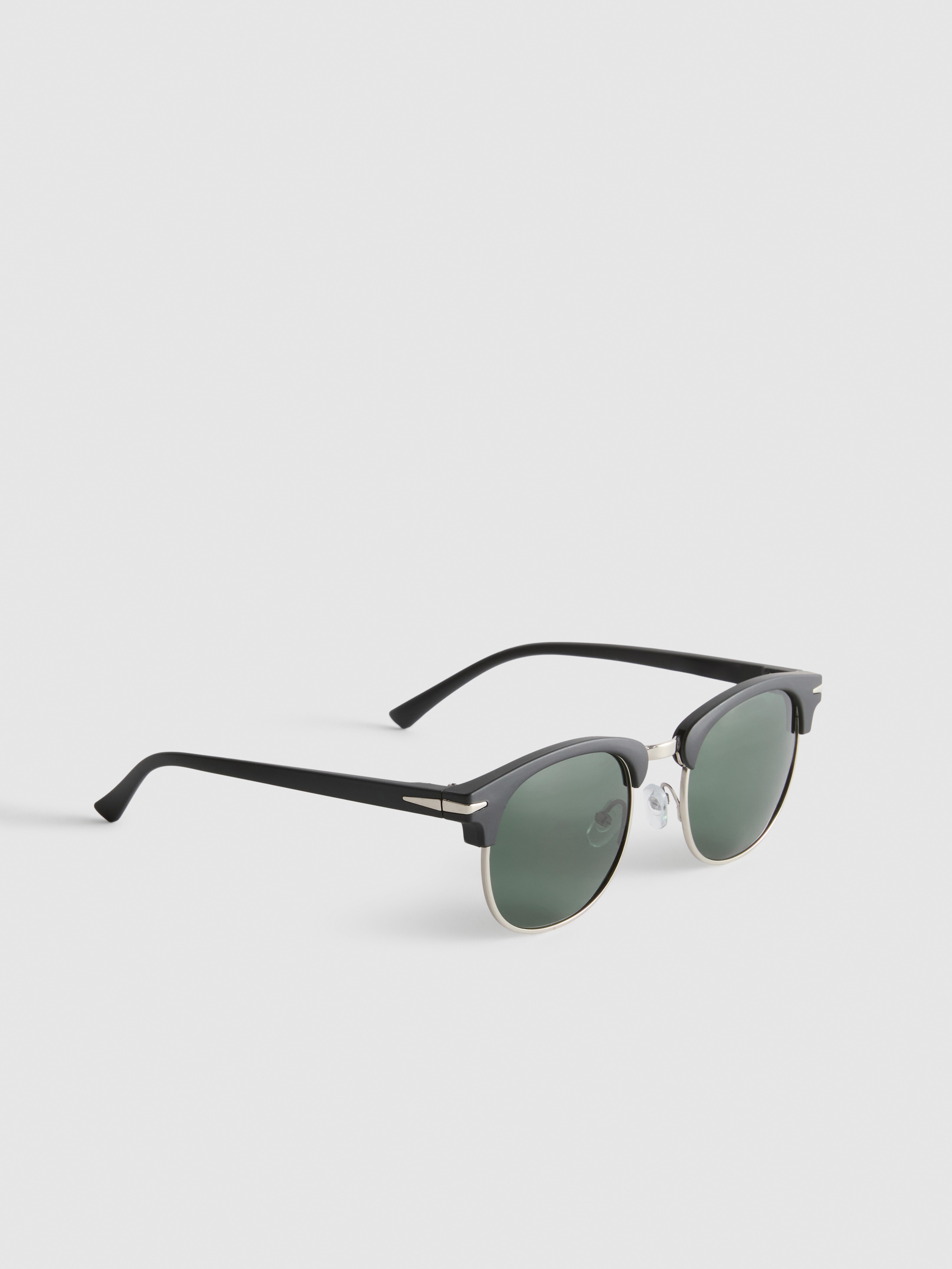 Getönte Clubmaster-Sonnenbrille