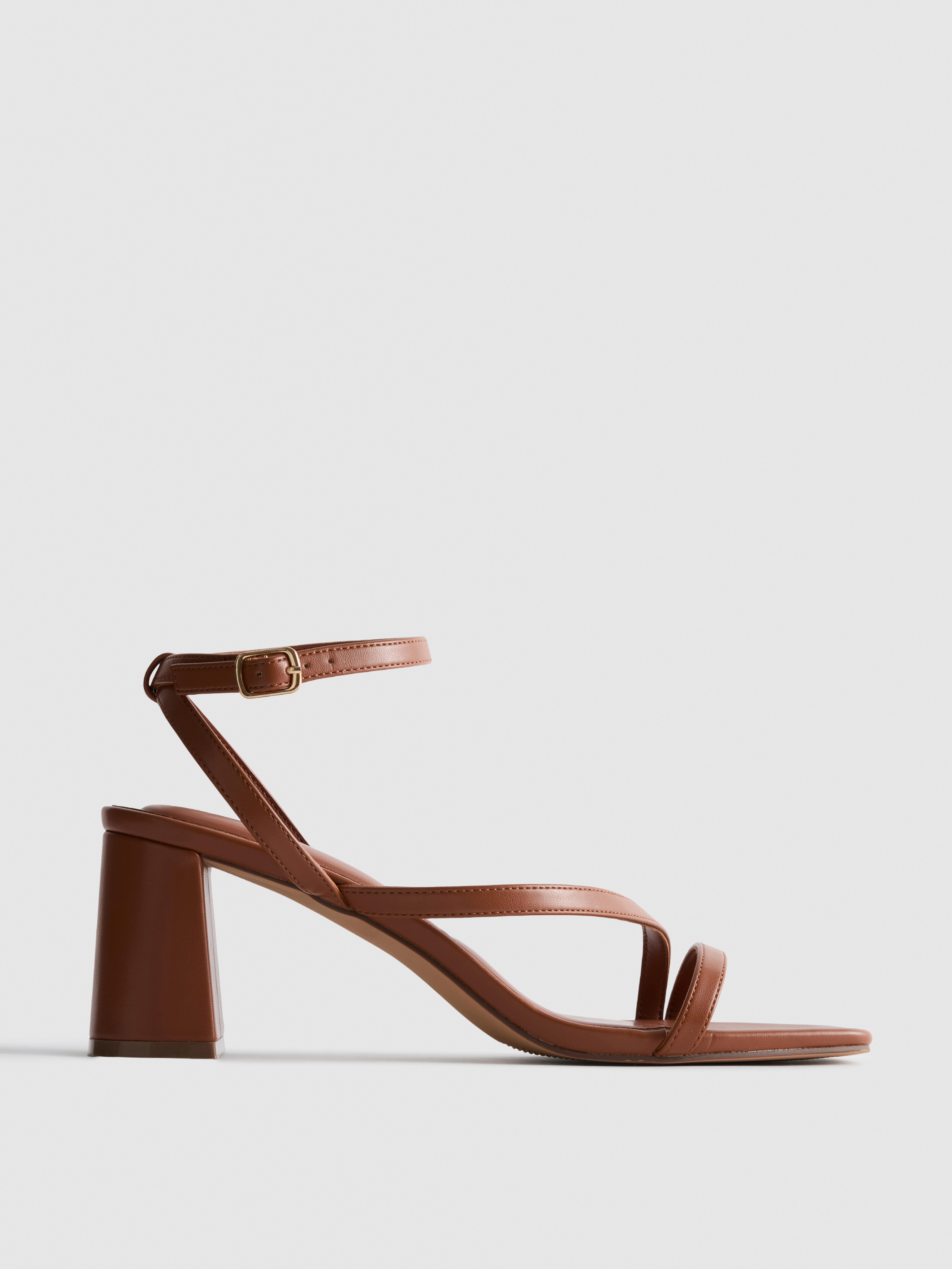 Wide Fit Block Heel Sandals