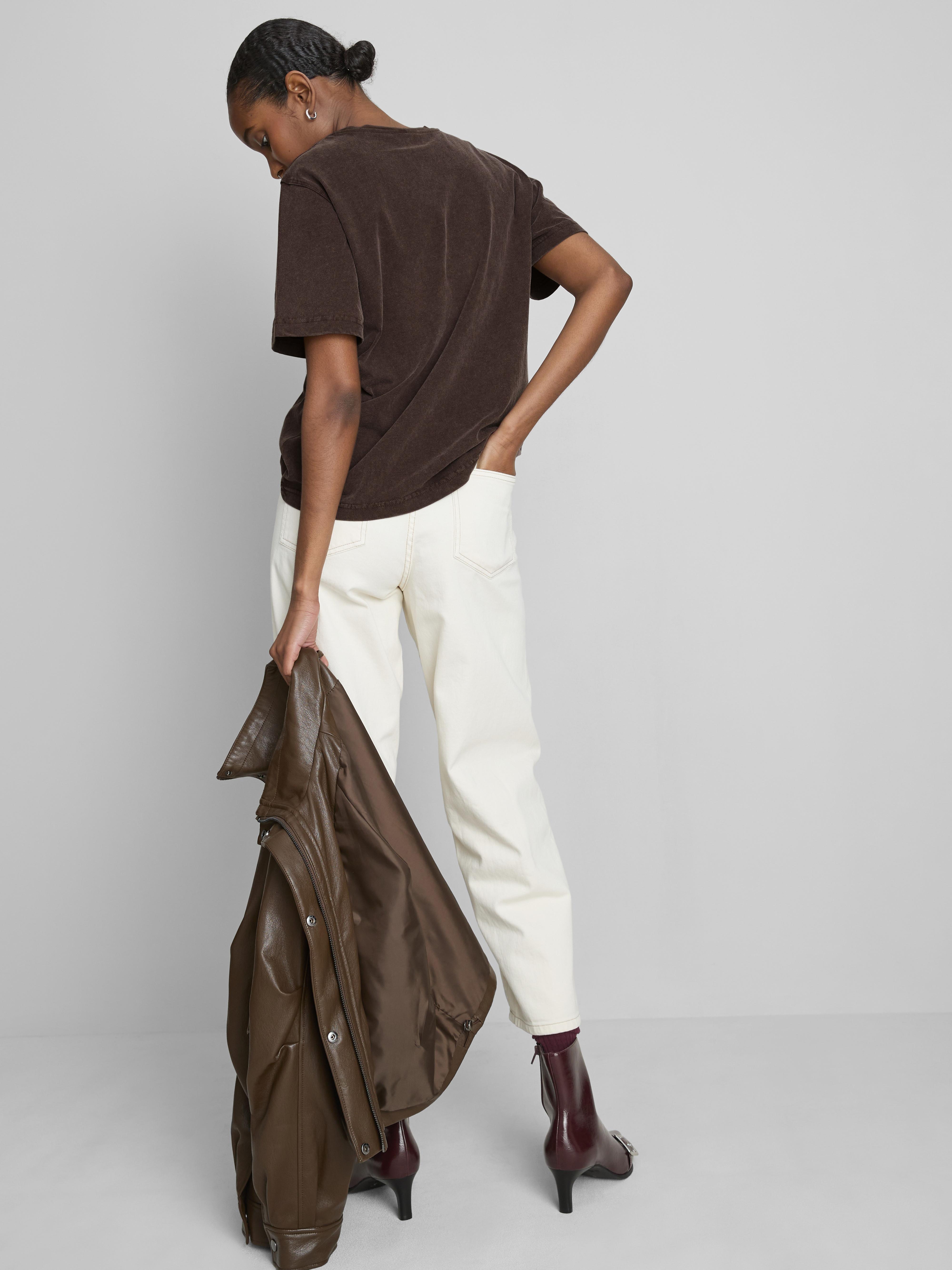 Katoenen band-T-shirt met print AC/DC