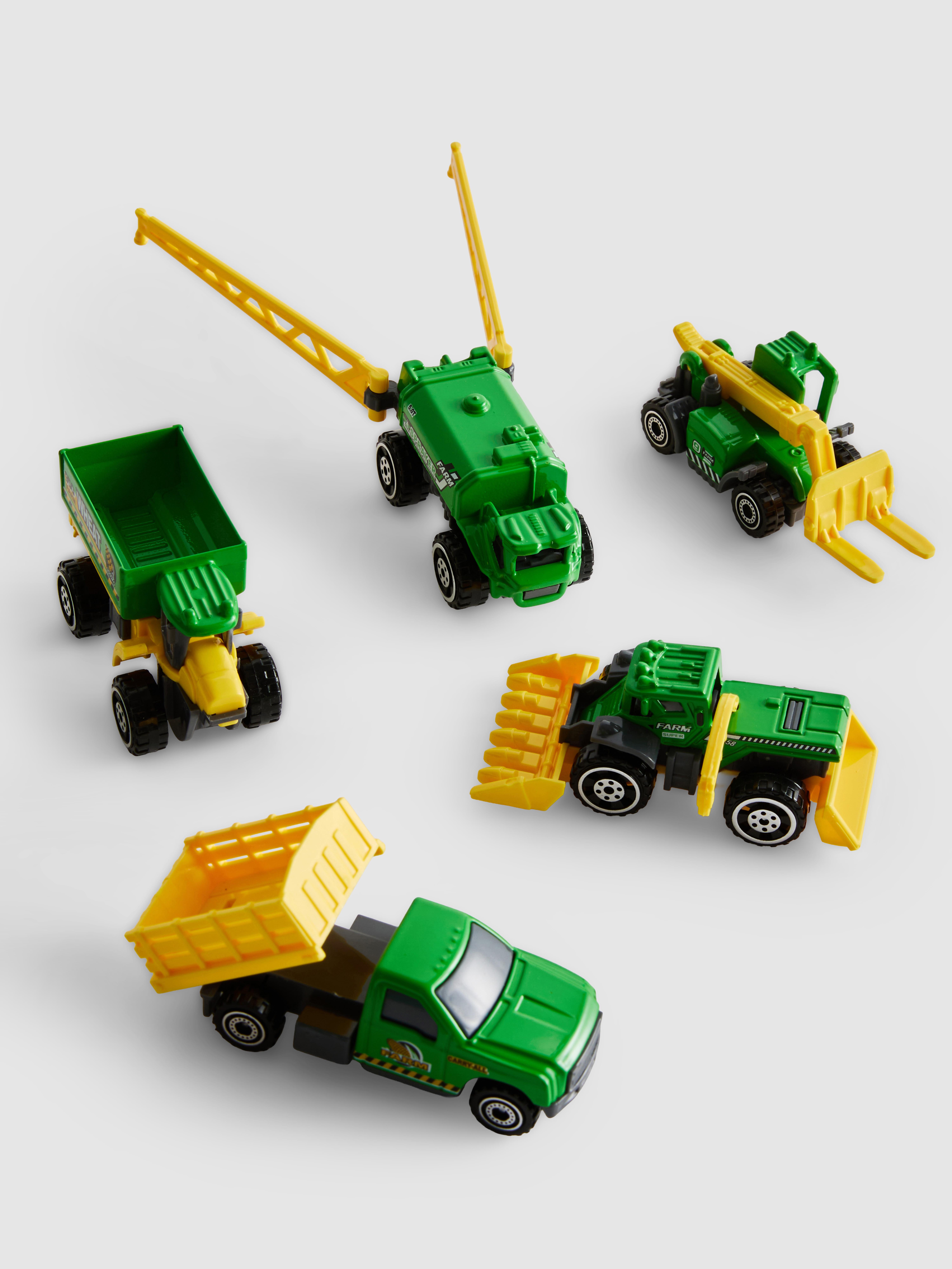 5-Piece Farm Tractor Toy Set