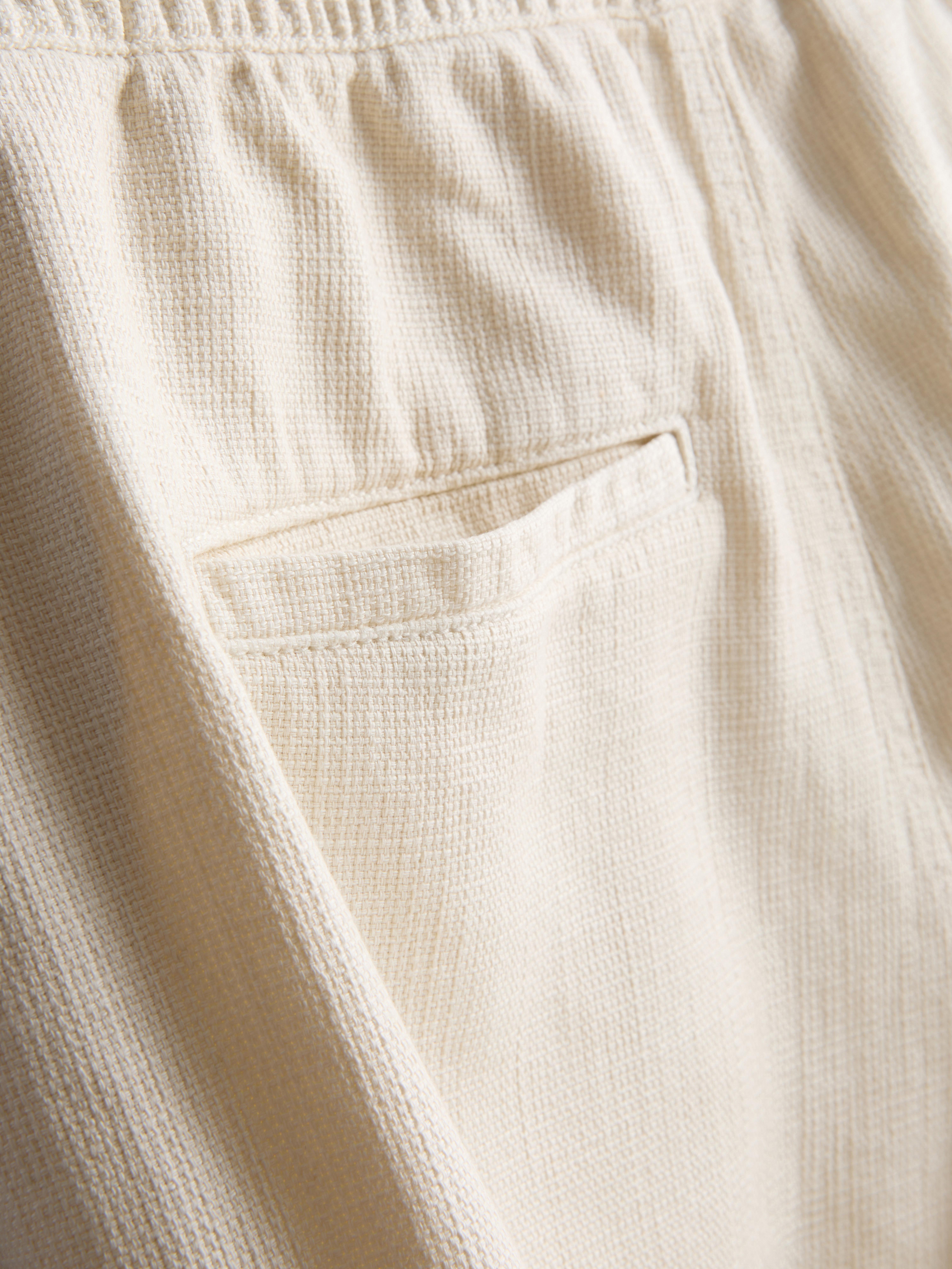 Textured Drawstring Shorts