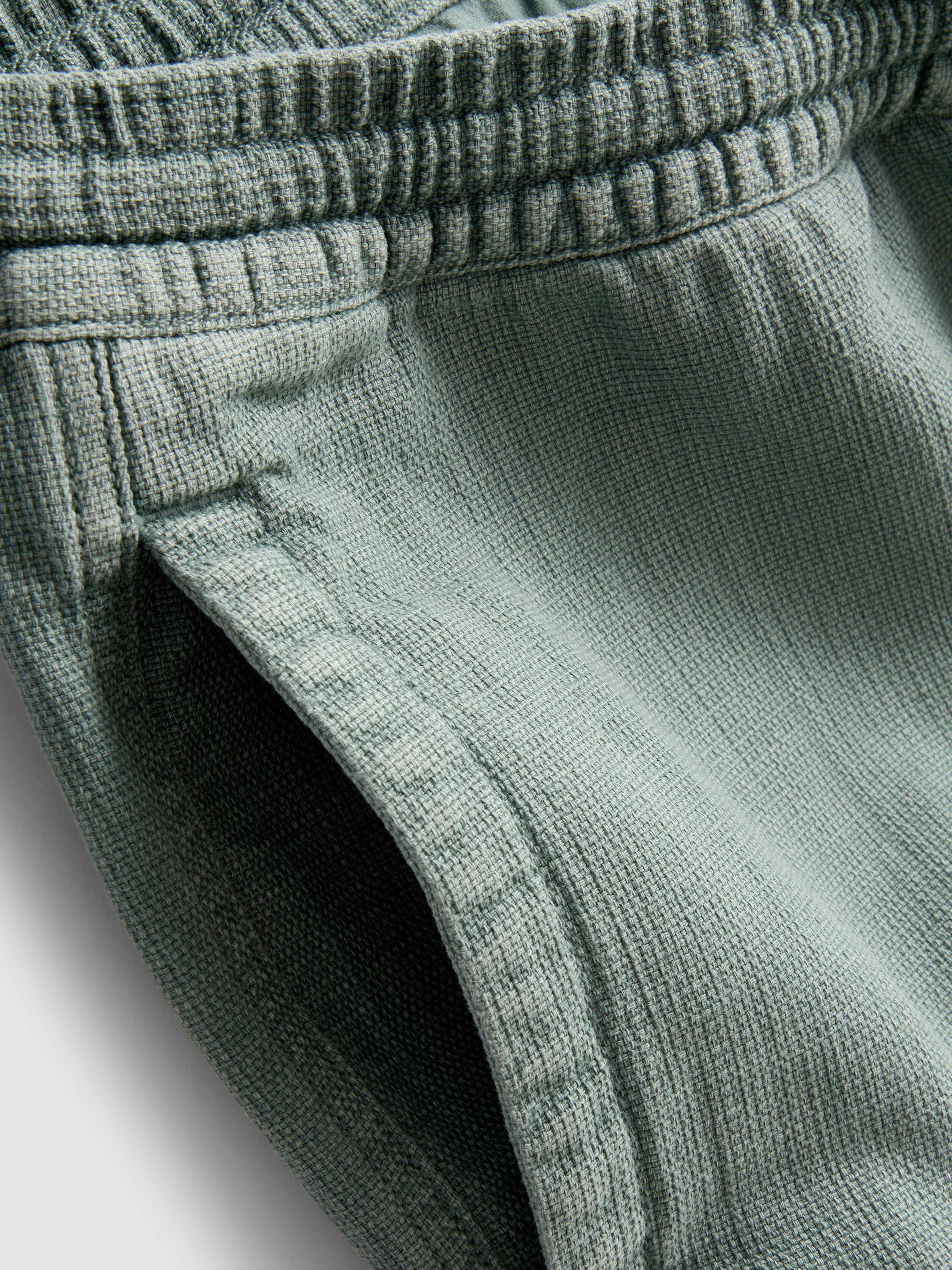 Textured Drawstring Shorts