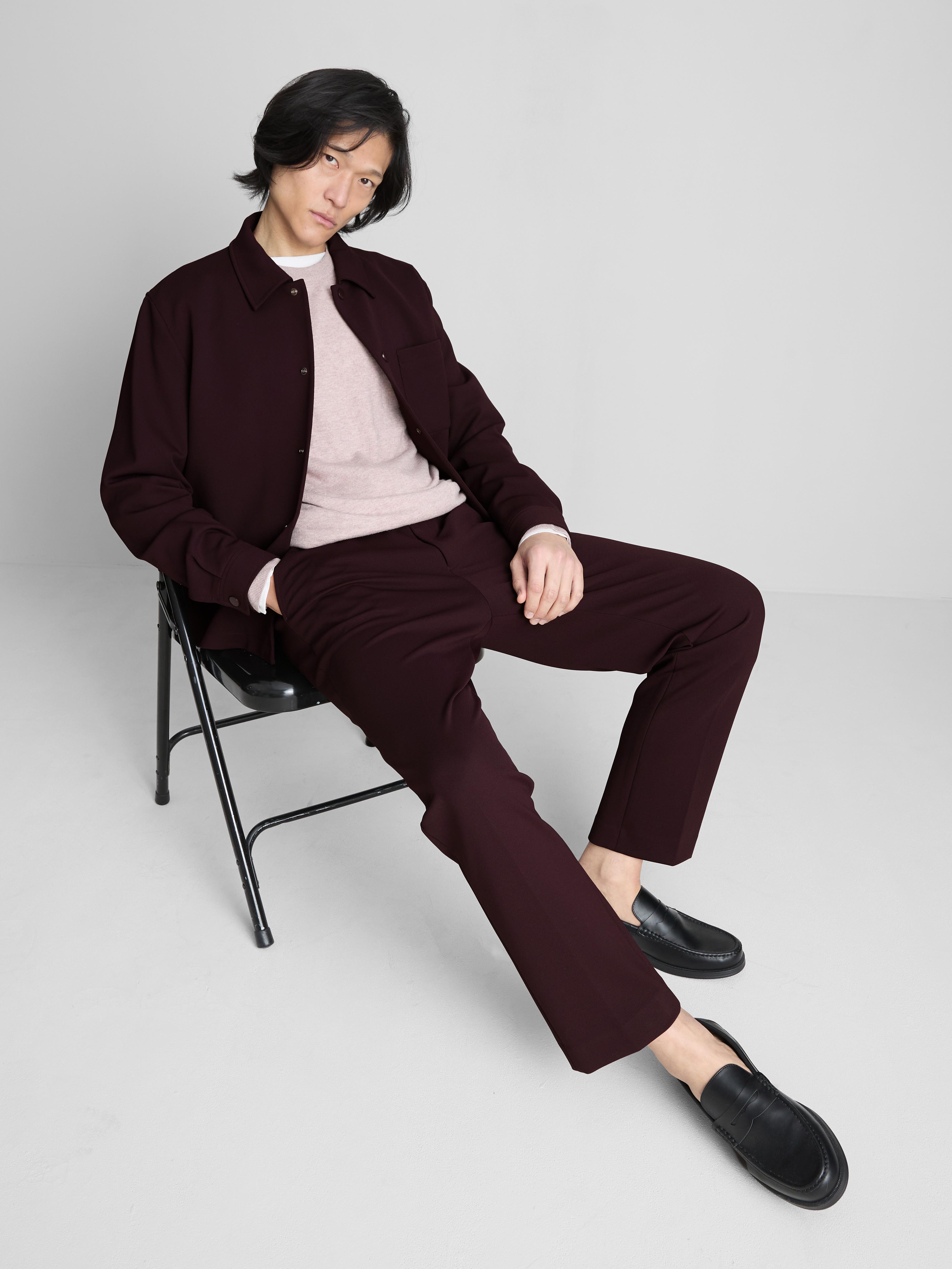 „The Edit“ Piqué-Jacke mit Kragen