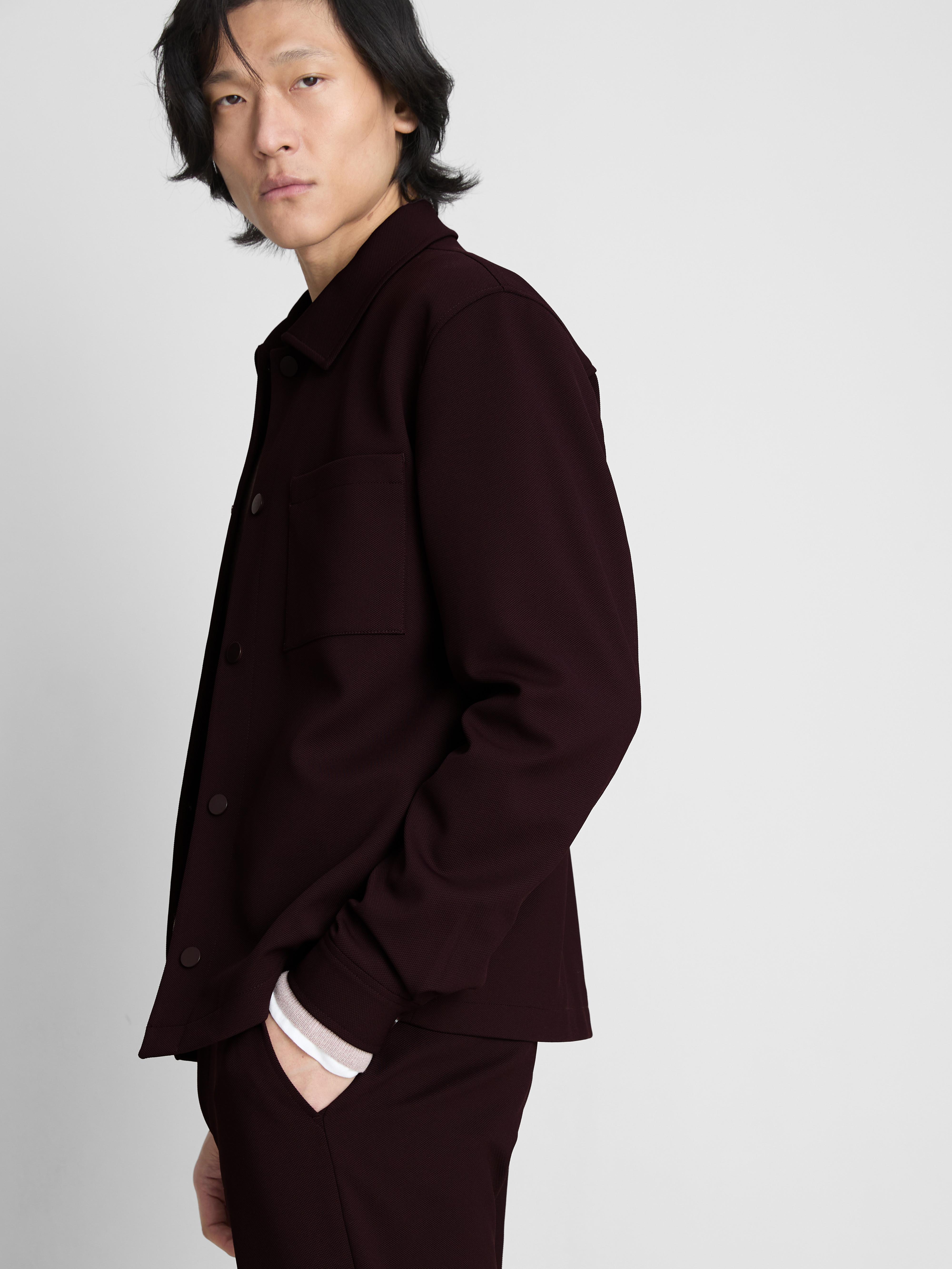 „The Edit“ Piqué-Jacke mit Kragen