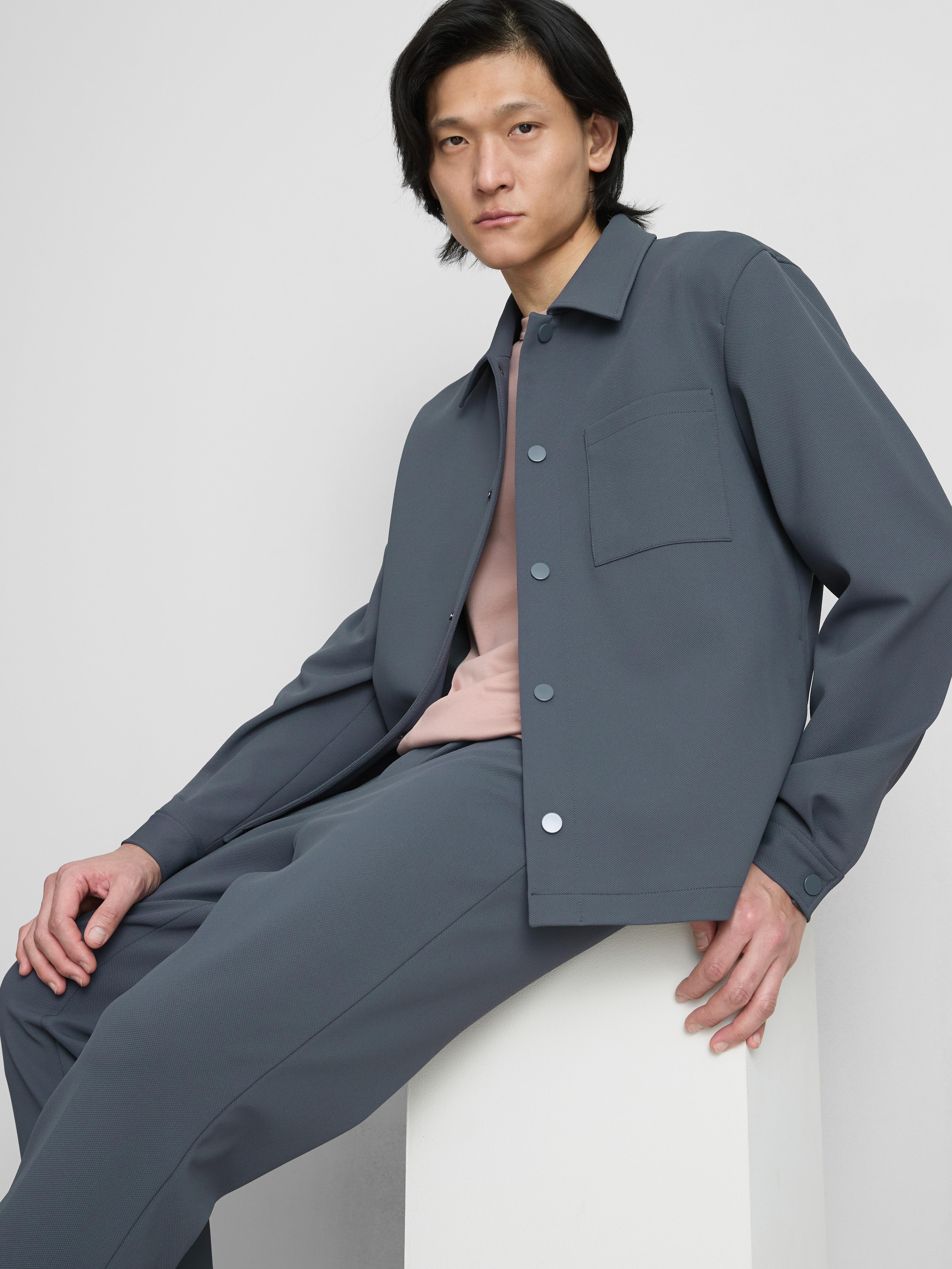 Chaqueta con cuello de piqué de The Edit