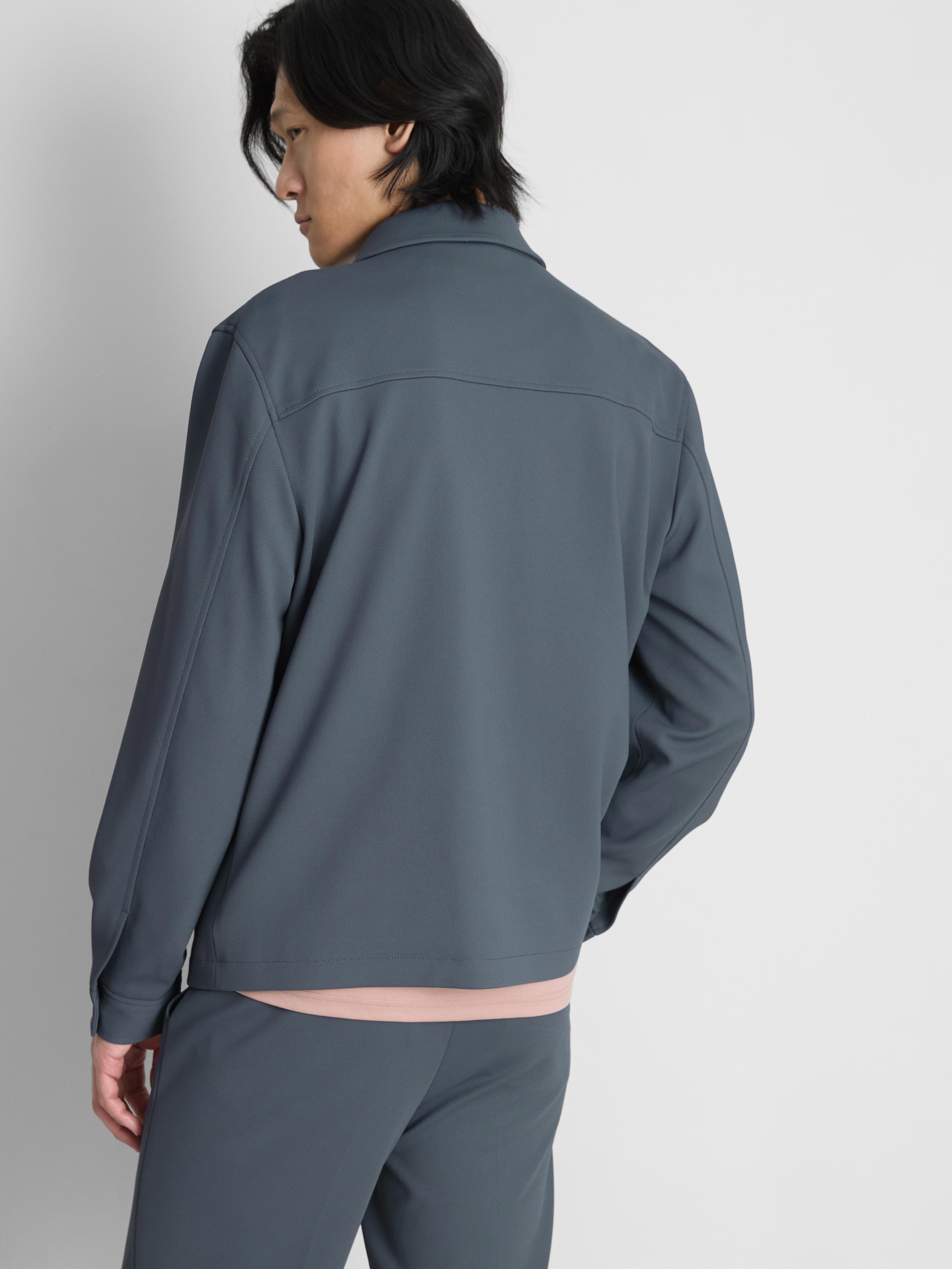 Veste à col en piqué The Edit