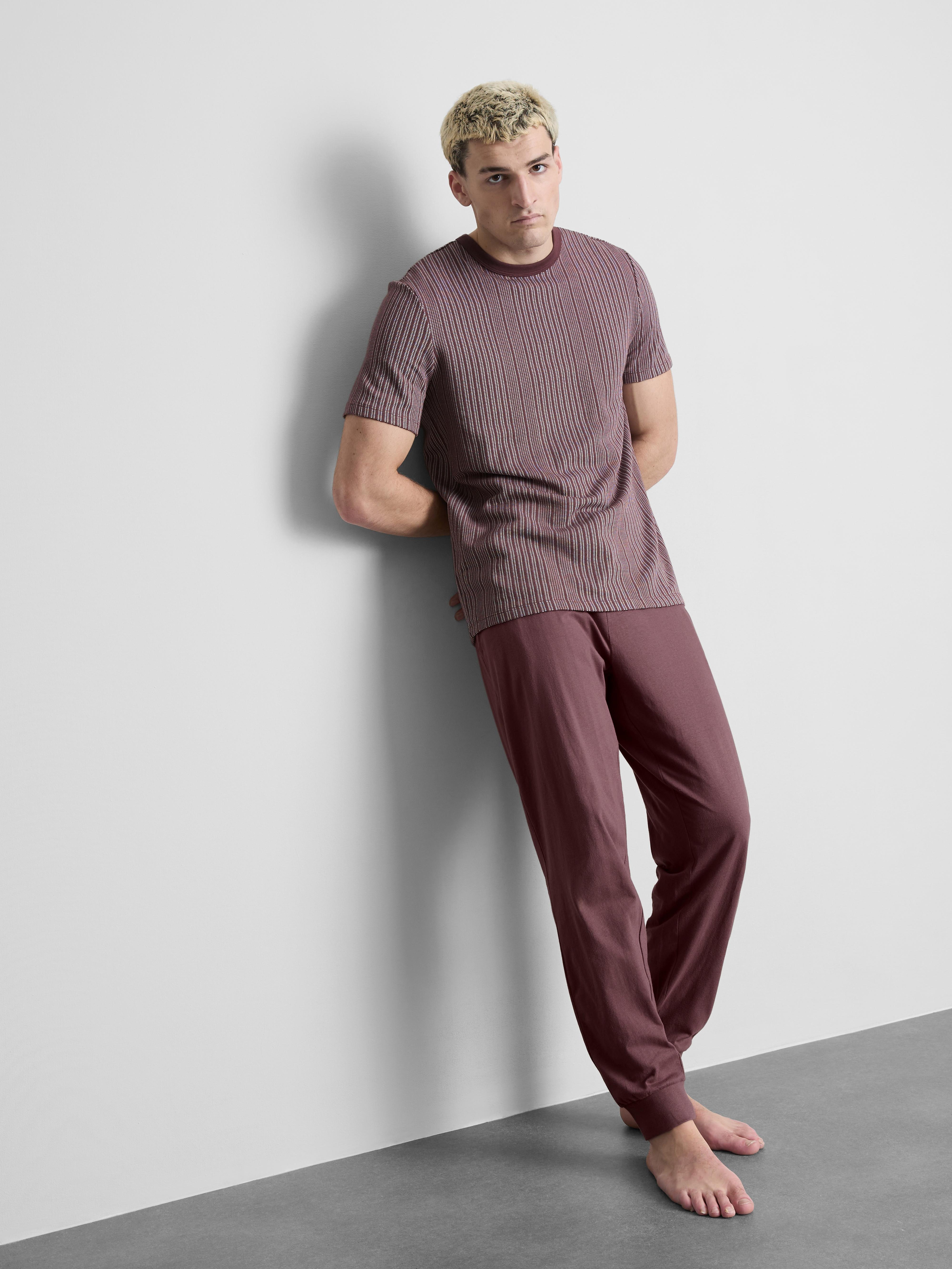 Pijama largo con textura