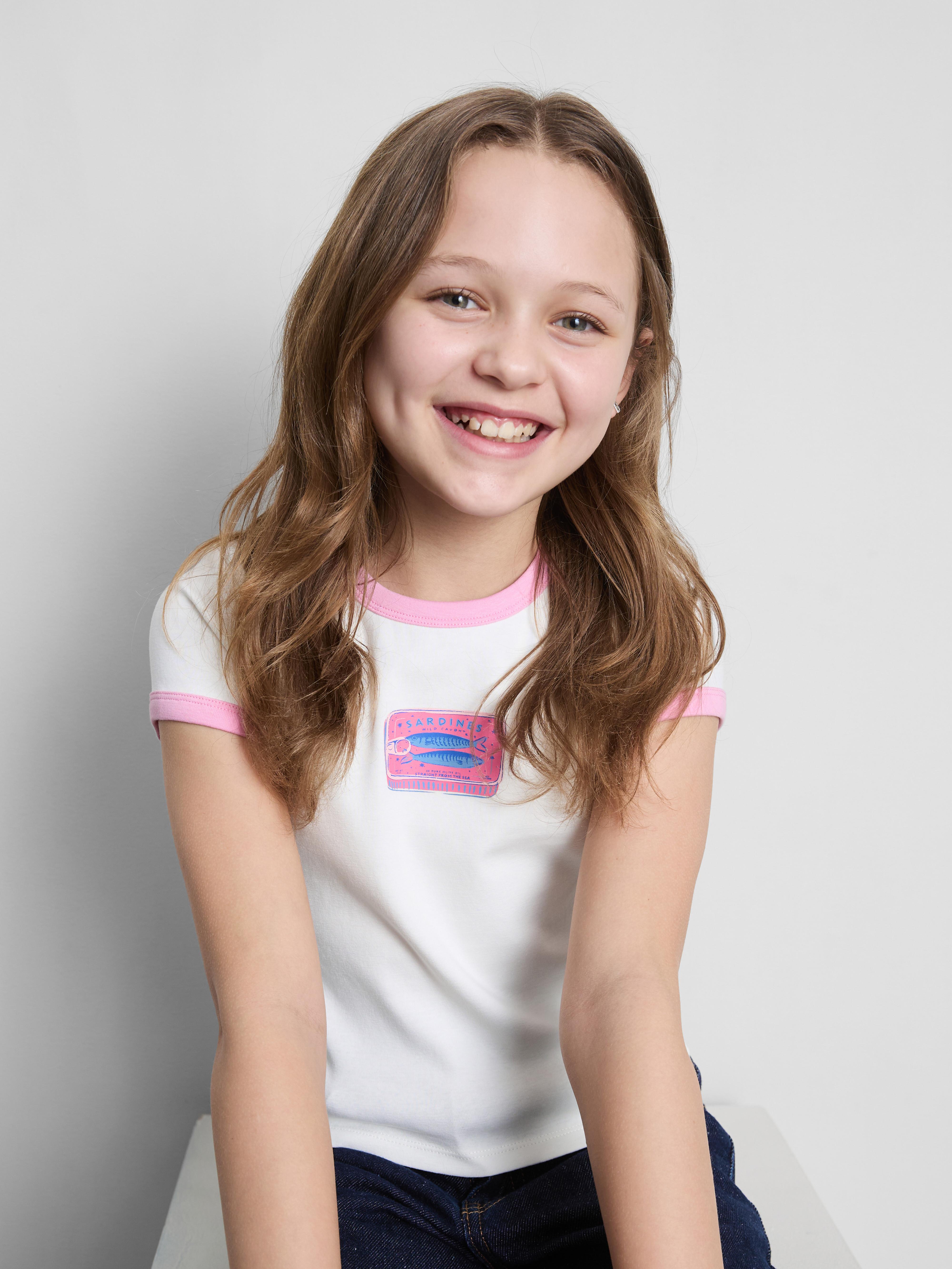 7-15 años | Camiseta con ribetes