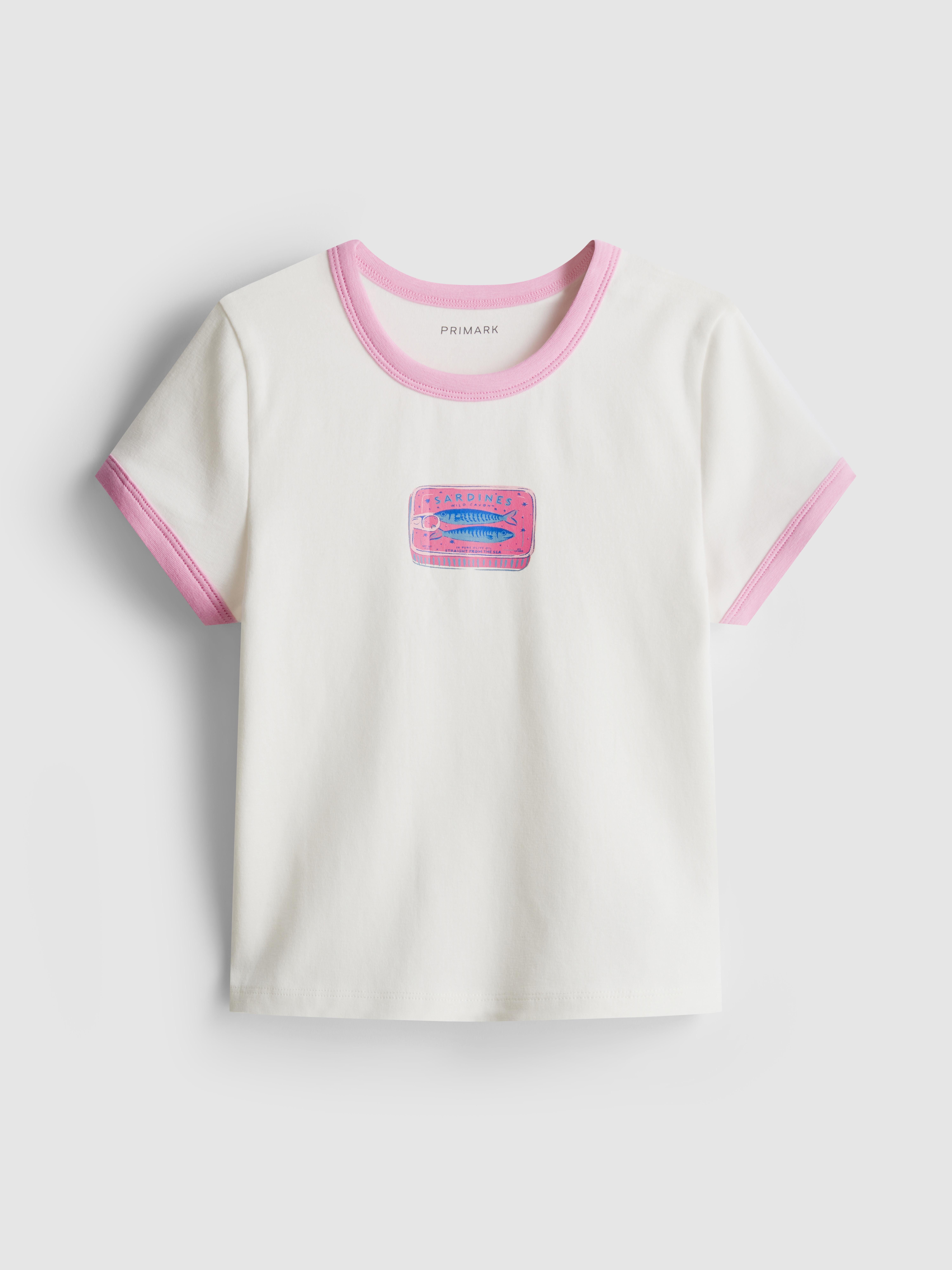 7-15 años | Camiseta con ribetes