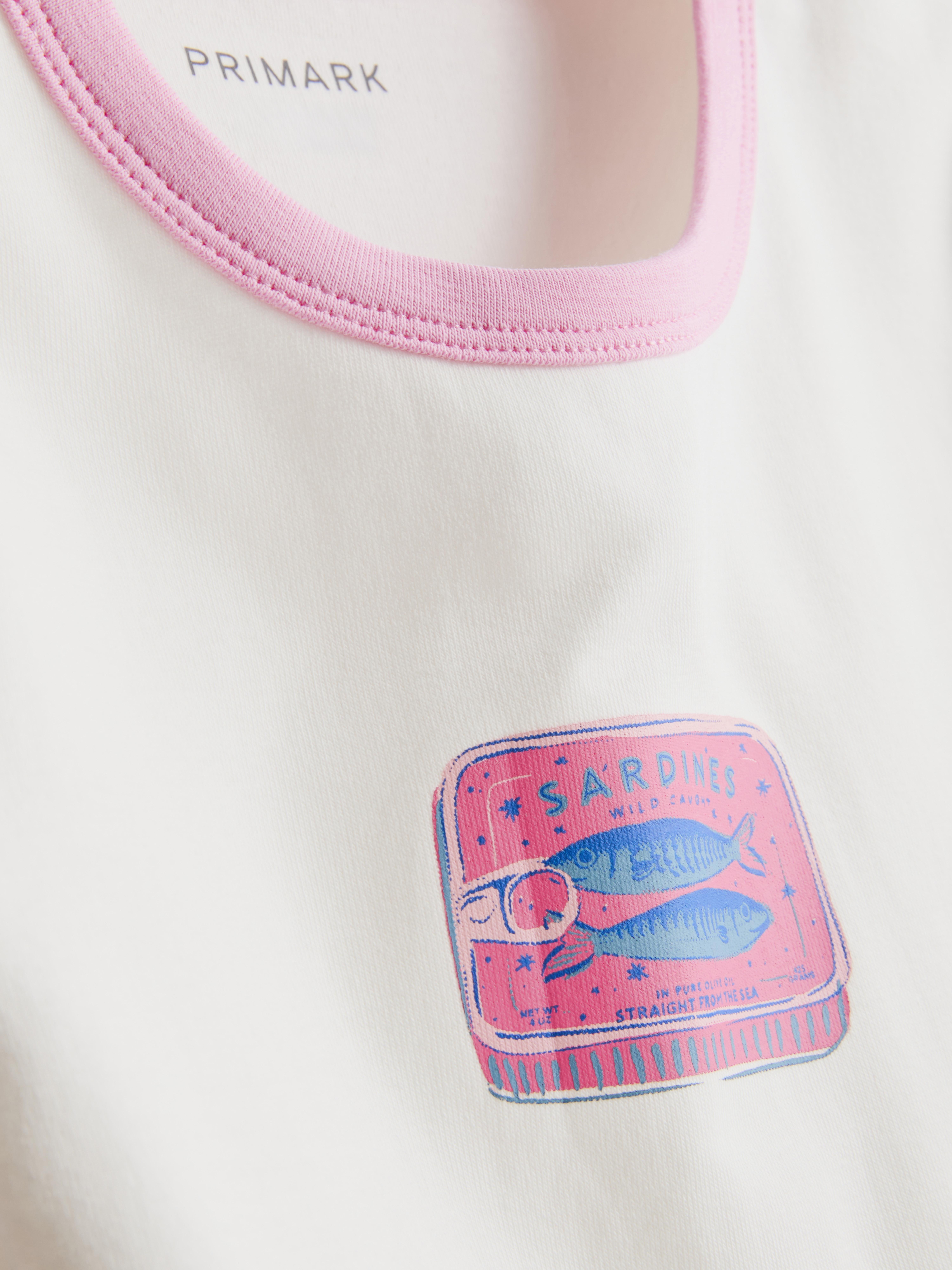 7-15 años | Camiseta con ribetes