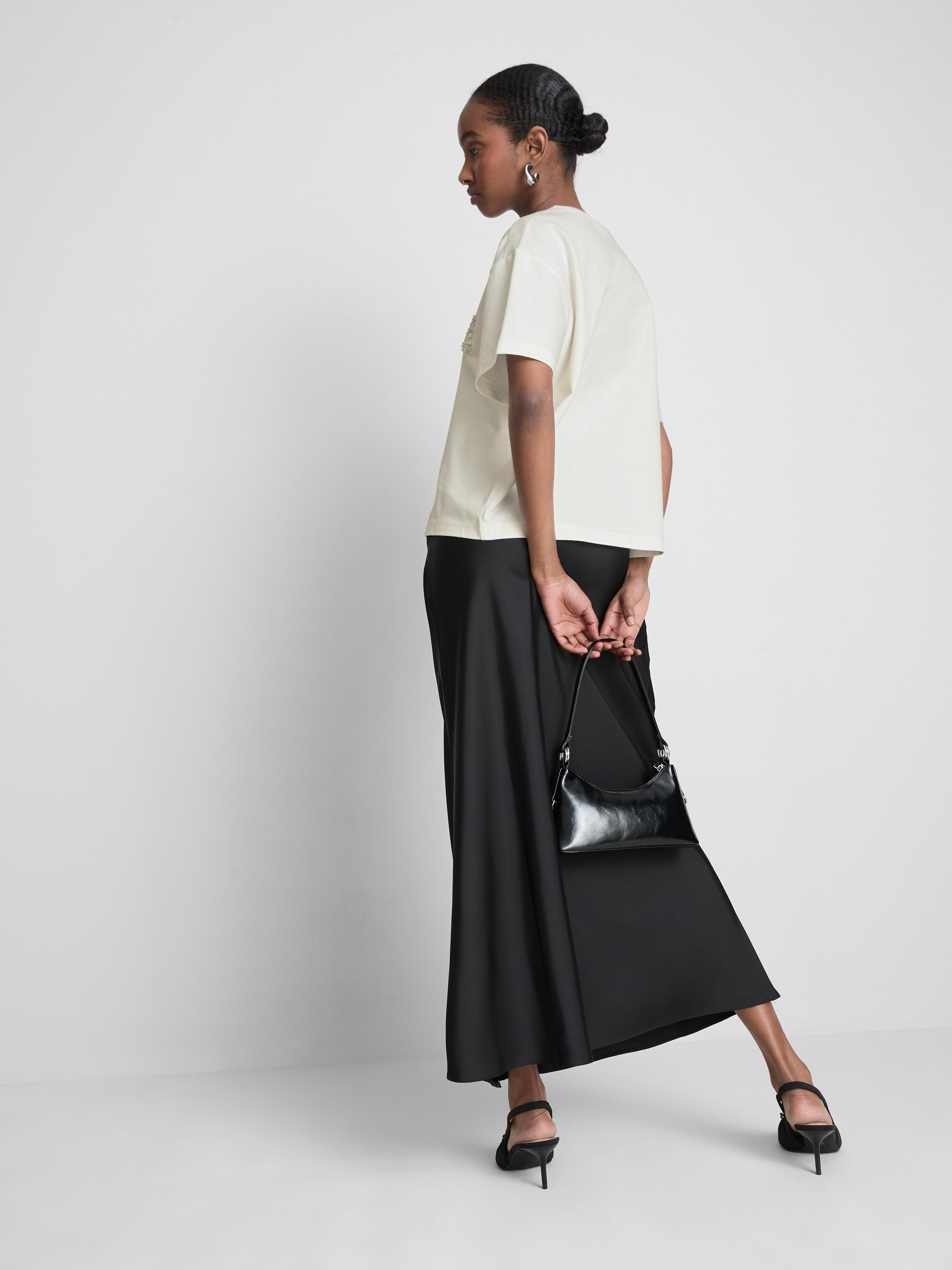 Bridal Cotton Embroidered Sequin T-Shirt