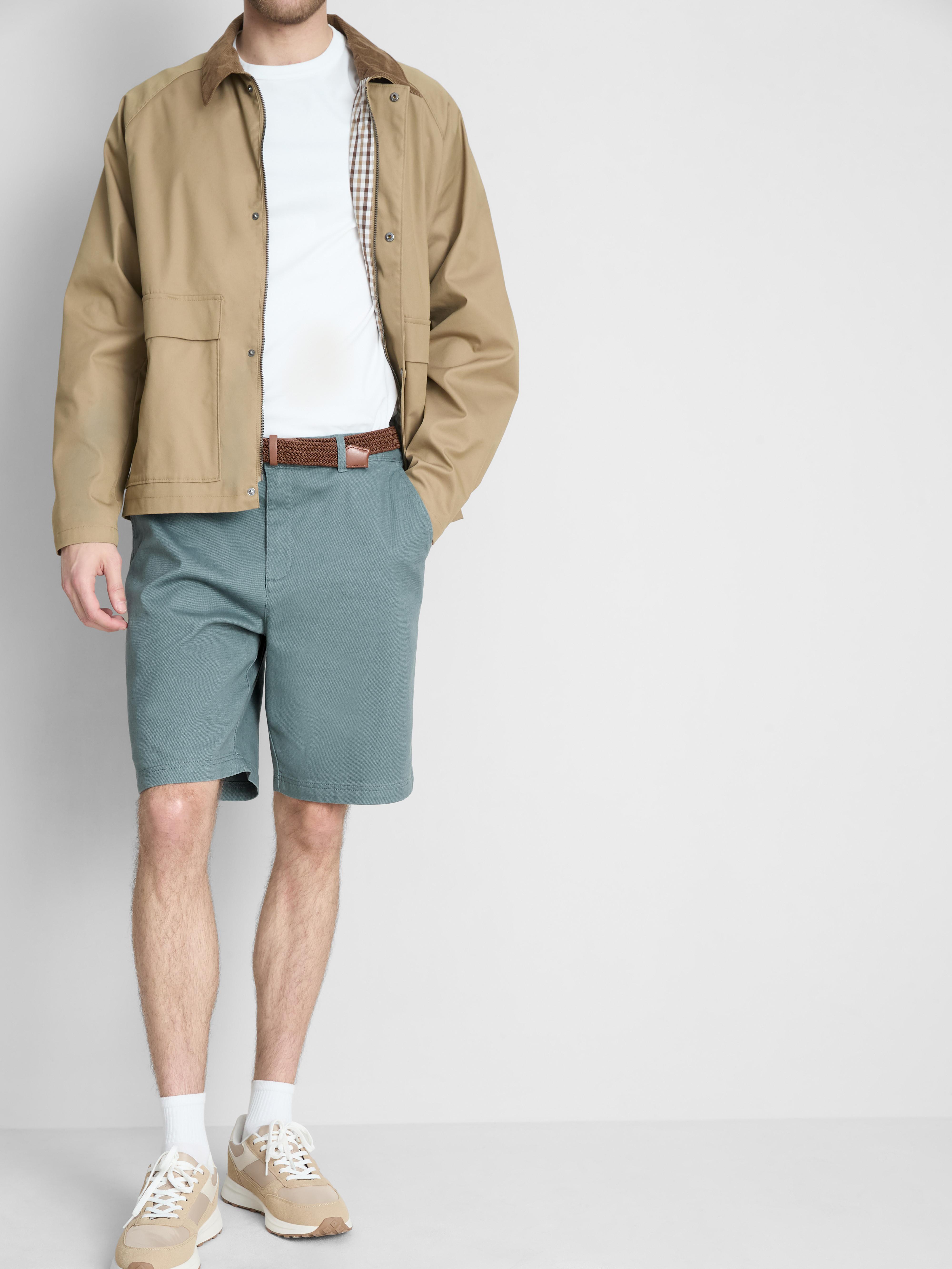 Short chino avec ceinture