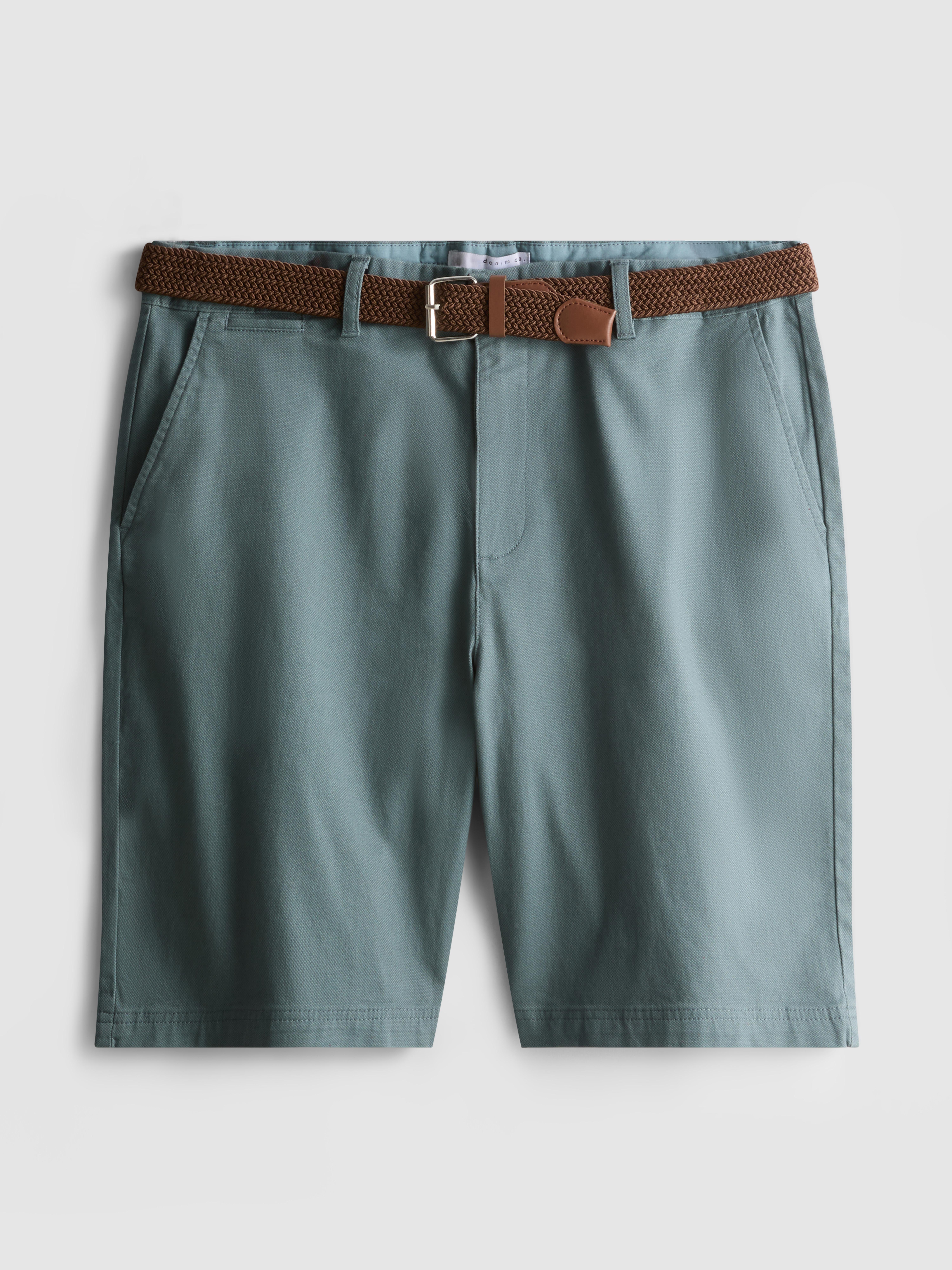 Short chino avec ceinture