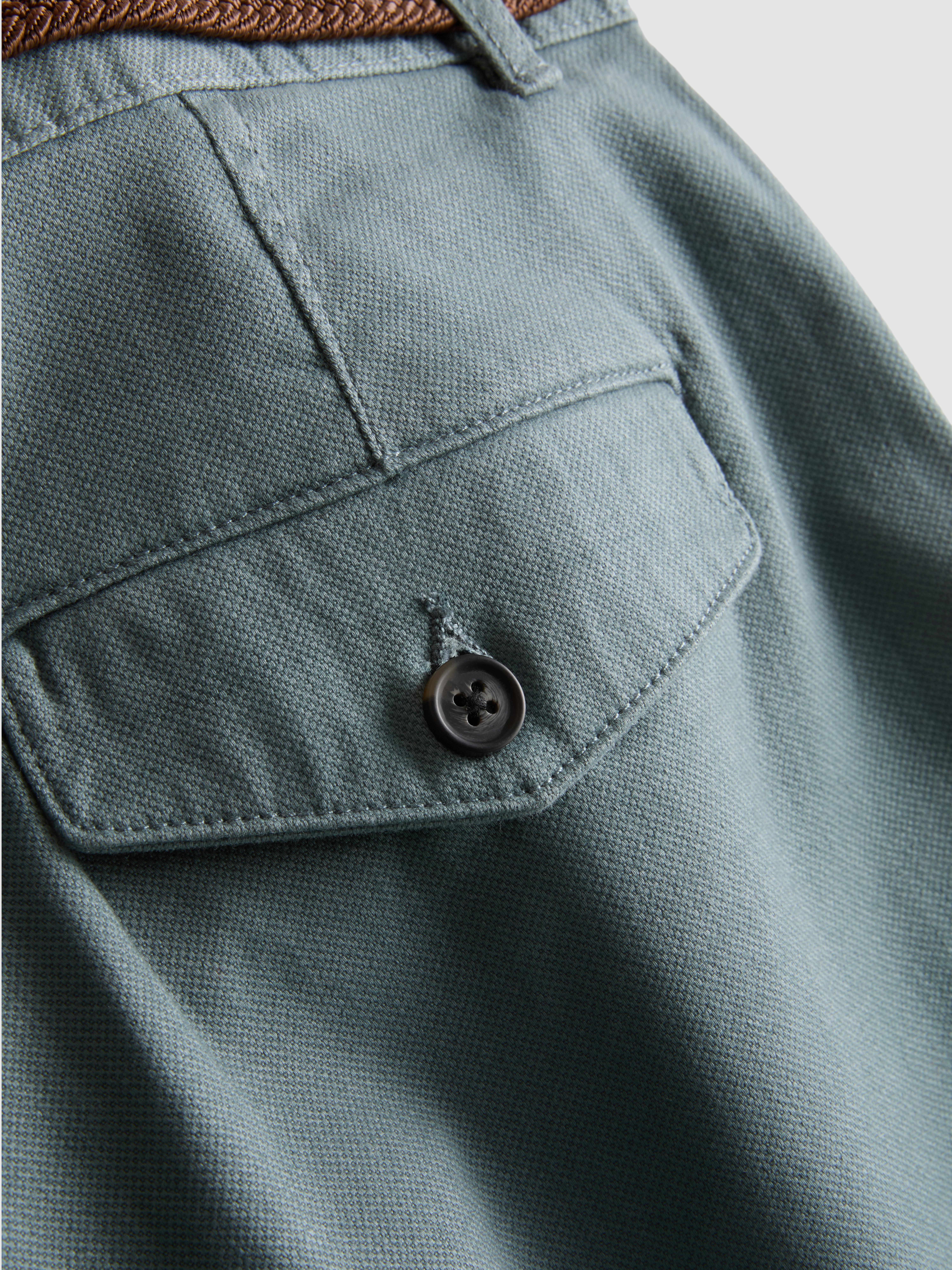 Short chino avec ceinture