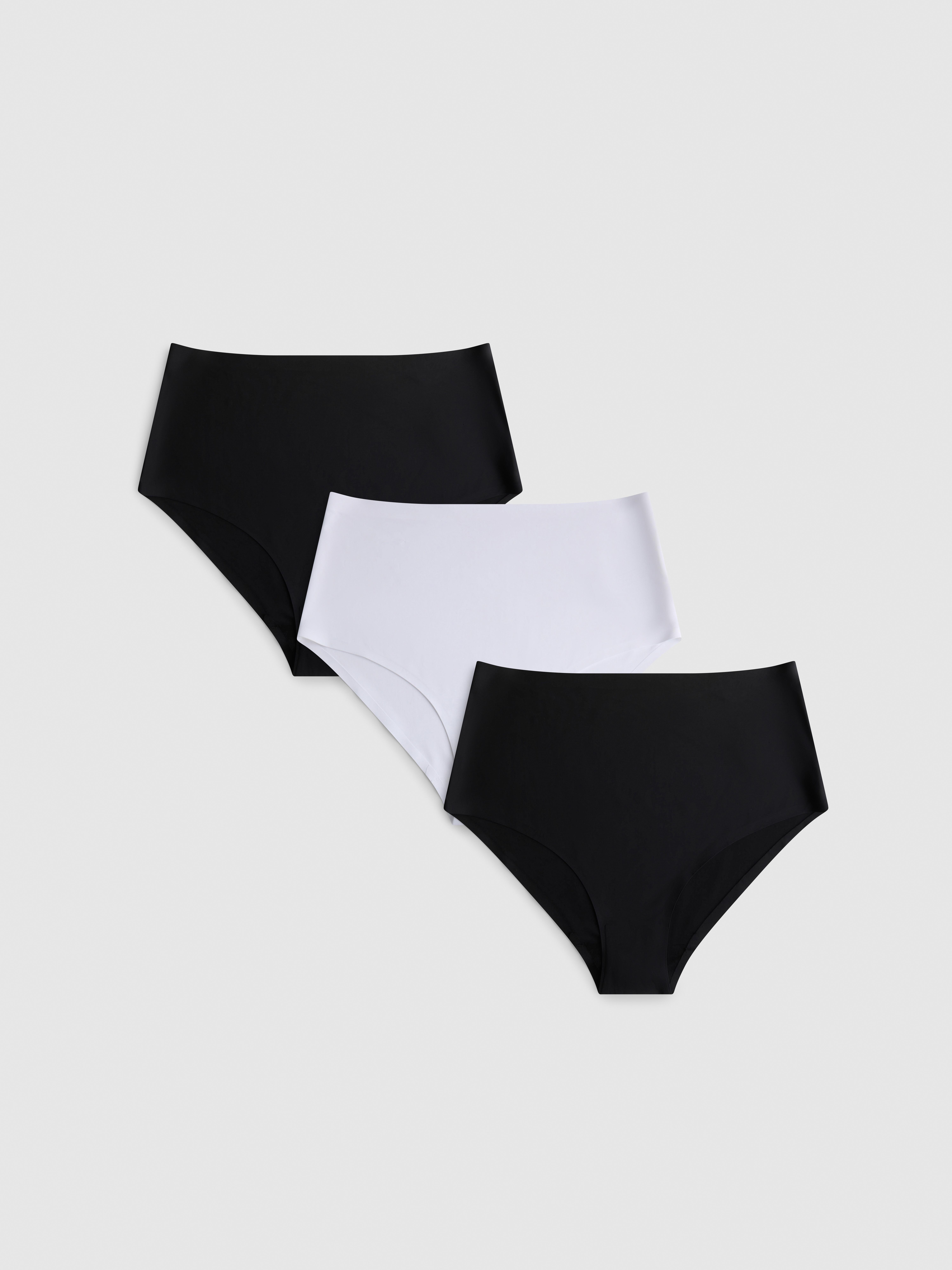 3pk Invisible High-Waisted Briefs
