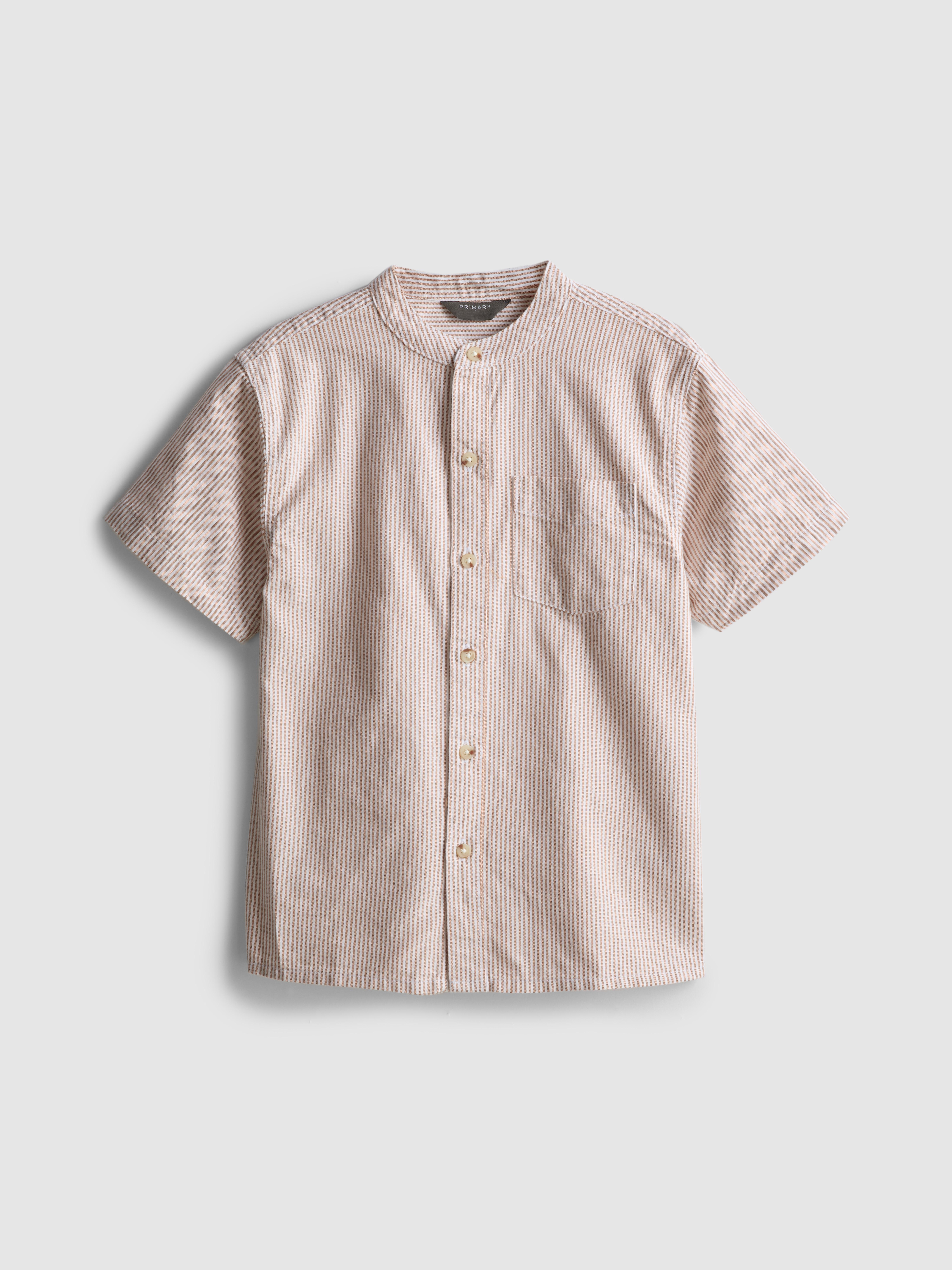 7-15 anos | Camisa colarinho banda