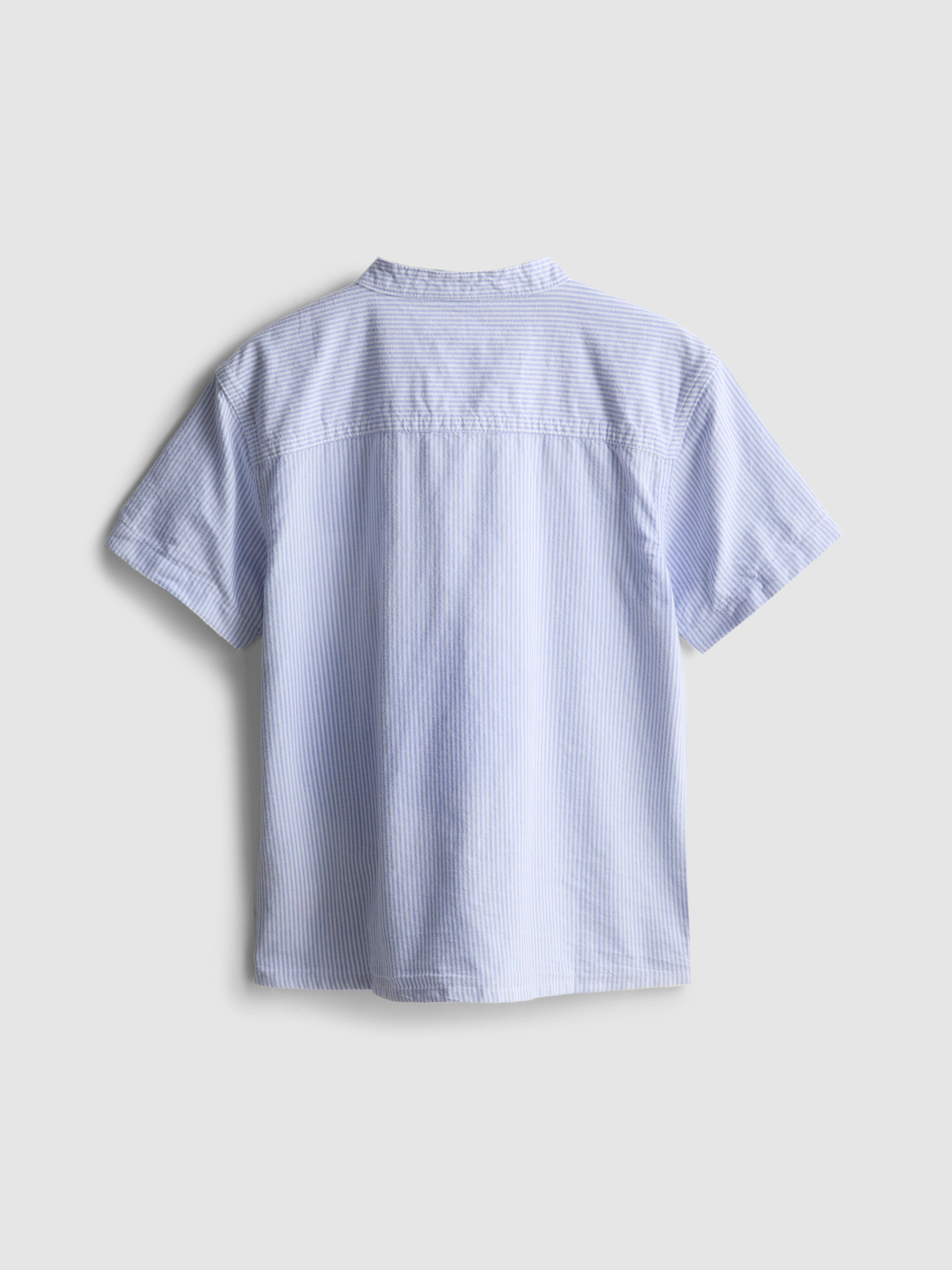 7-15yrs | Band Collar Shirt