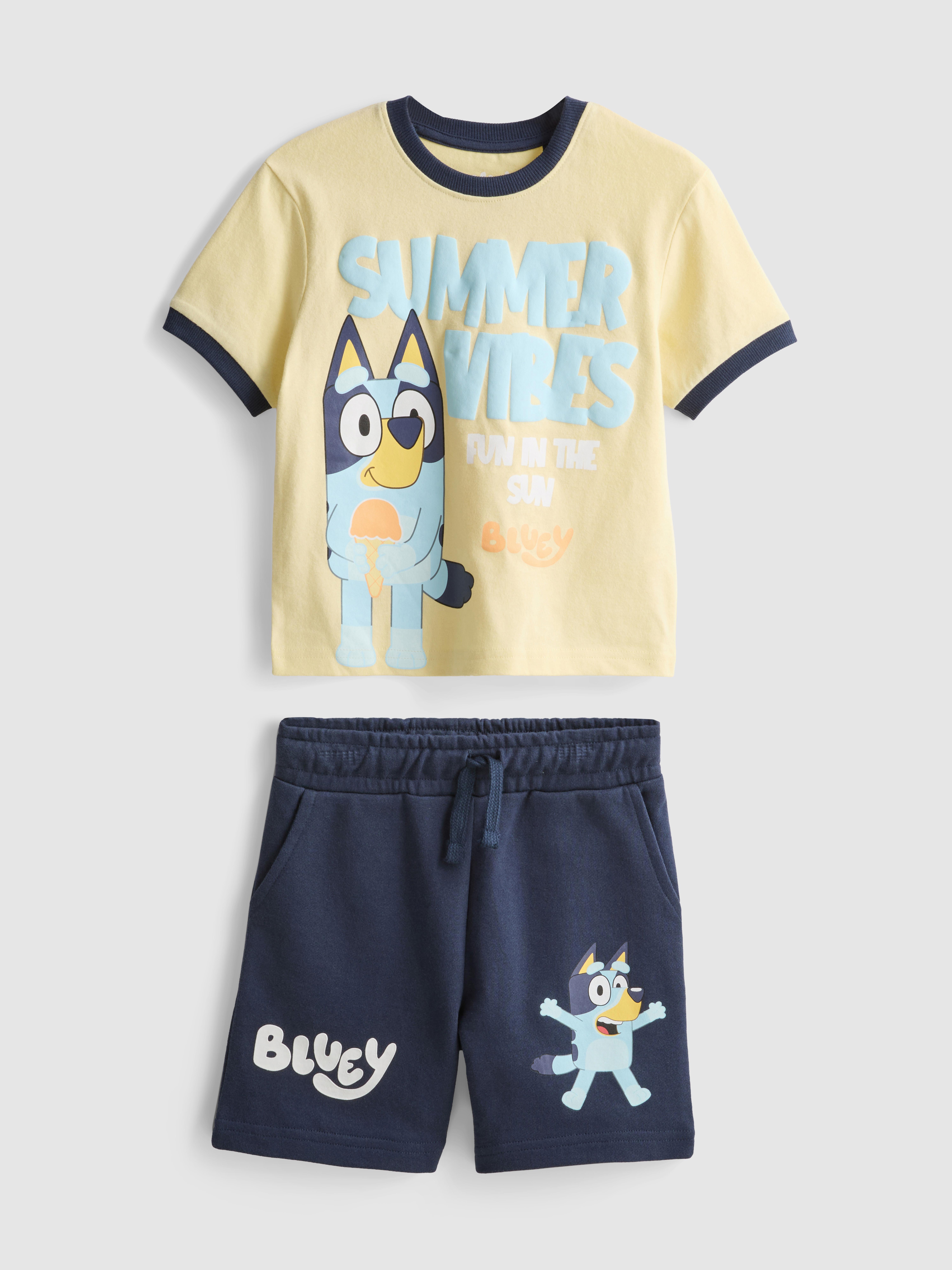 1.5-7yrs | Bluey T-Shirt and Shorts Set