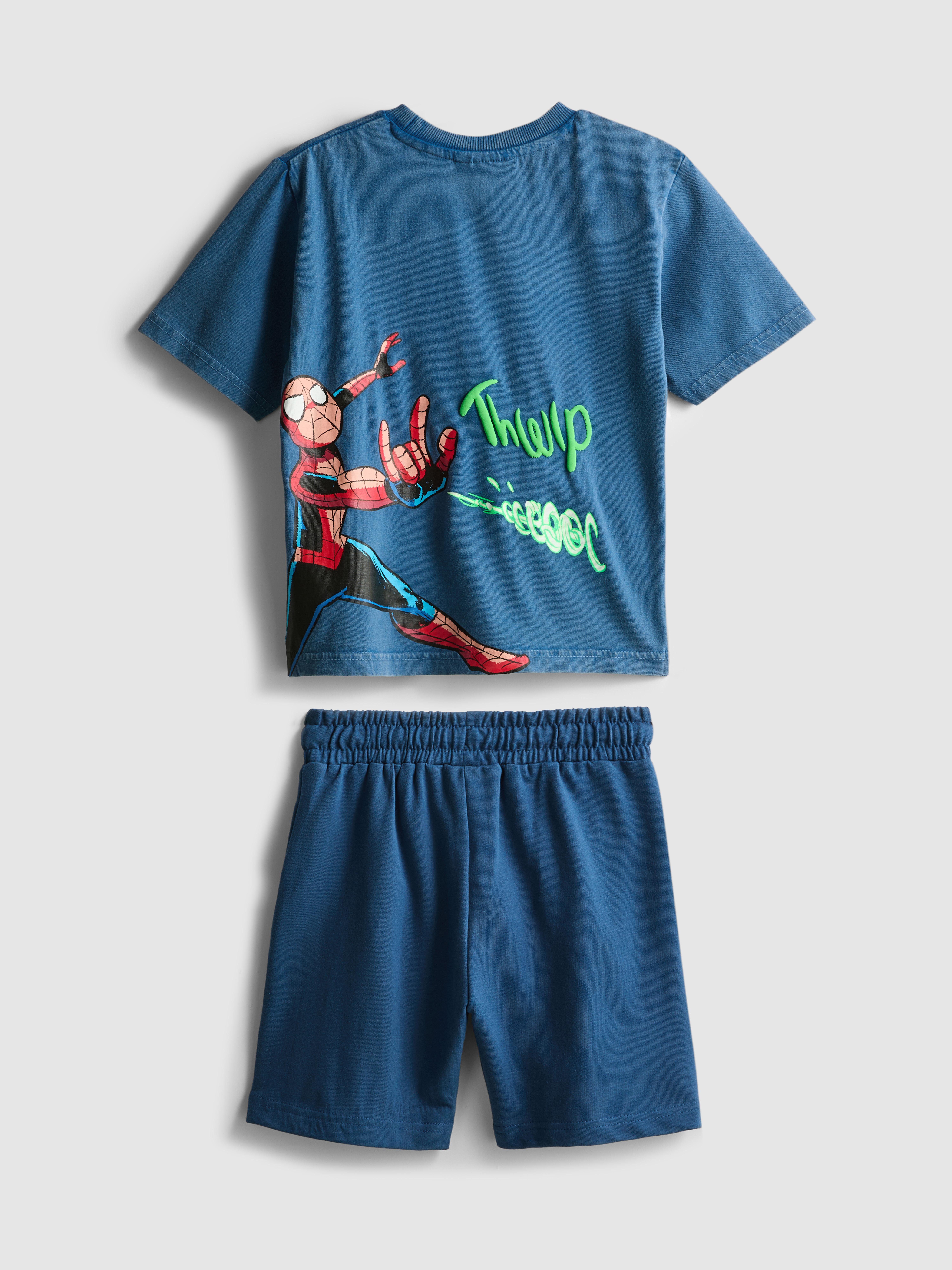 1,5-8 anos | T-shirt/calções MARVEL Homem-Aranha