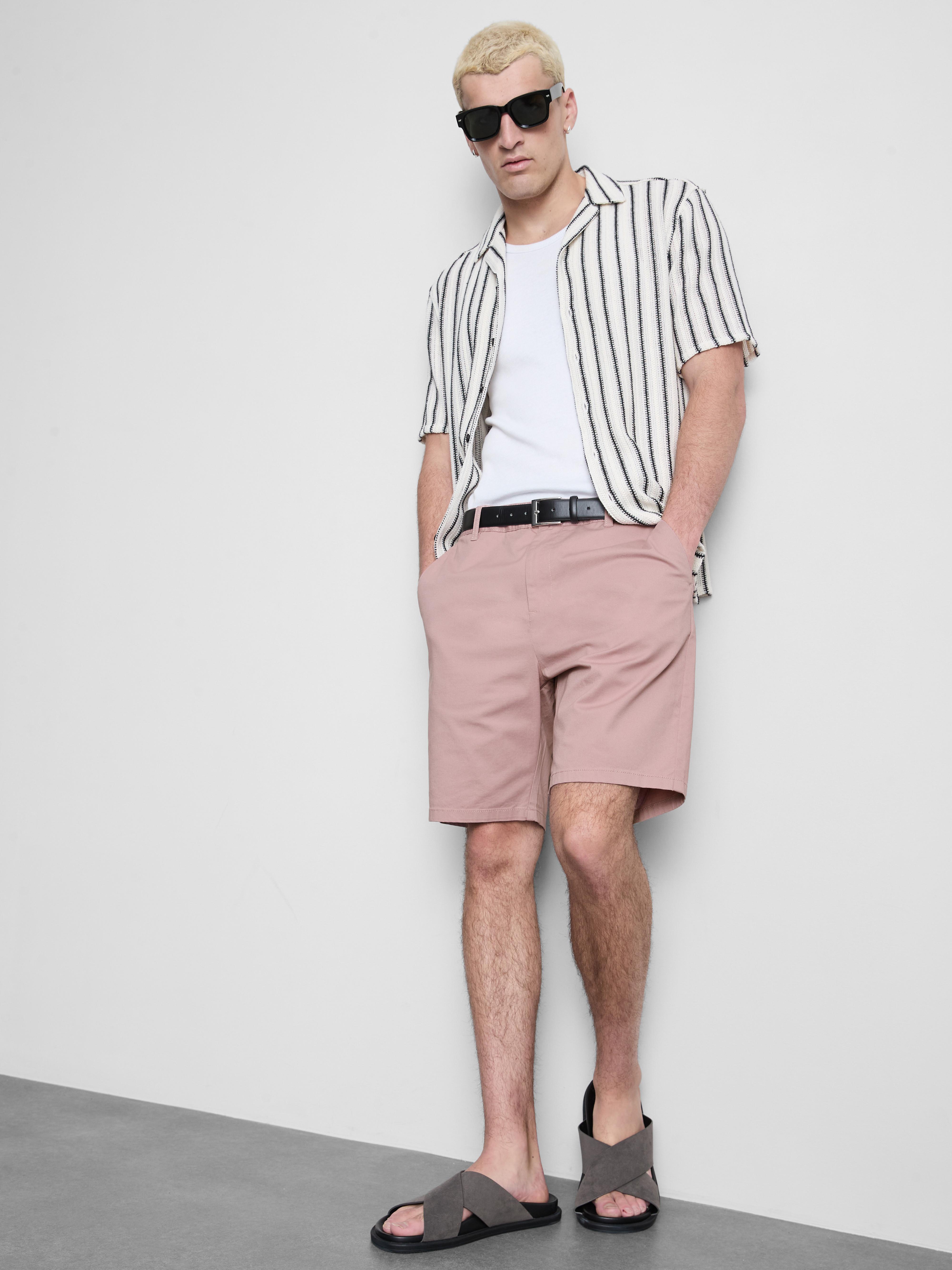 Pantaloni scurți chino elastici