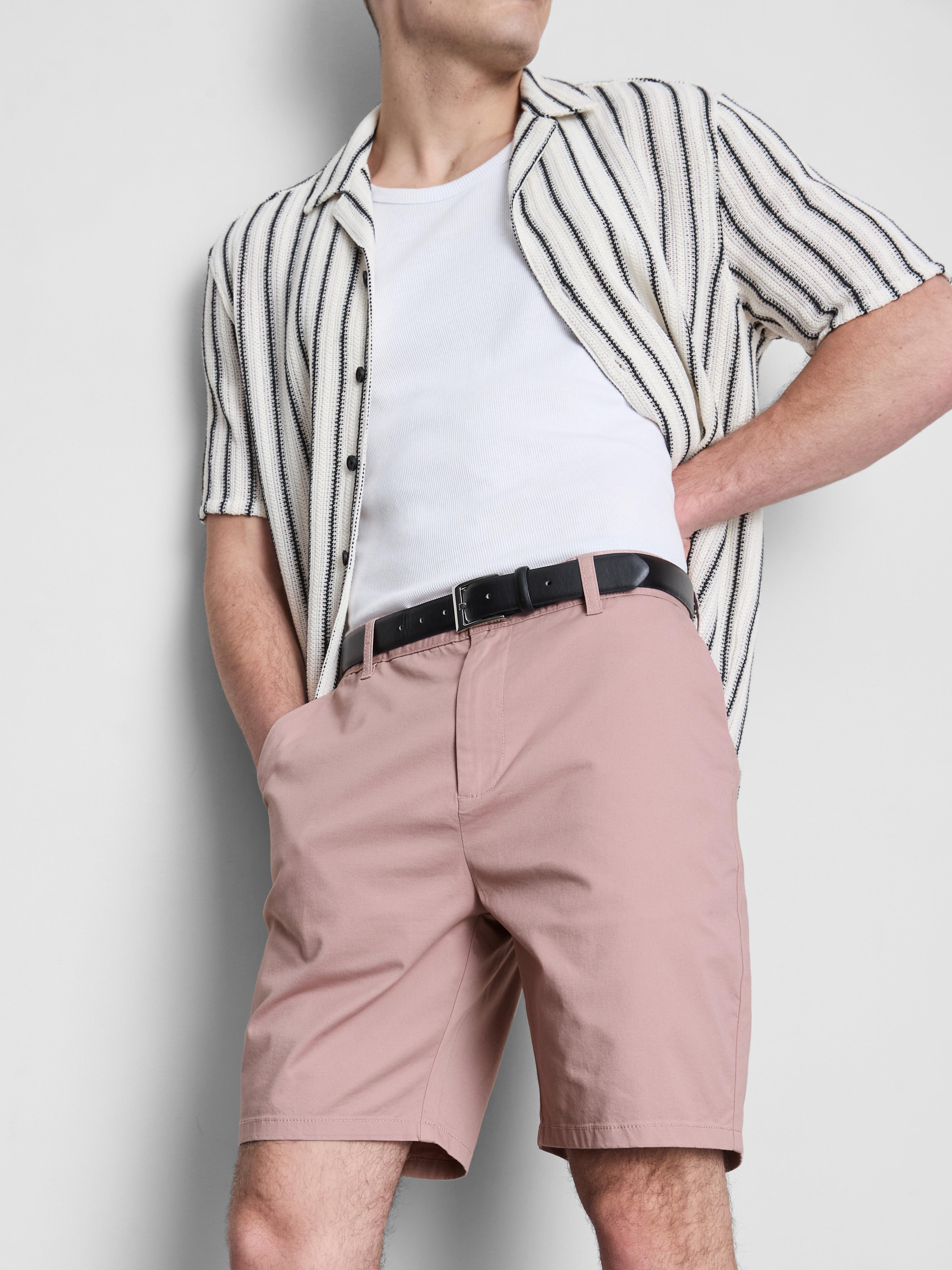 Pantaloni scurți chino elastici