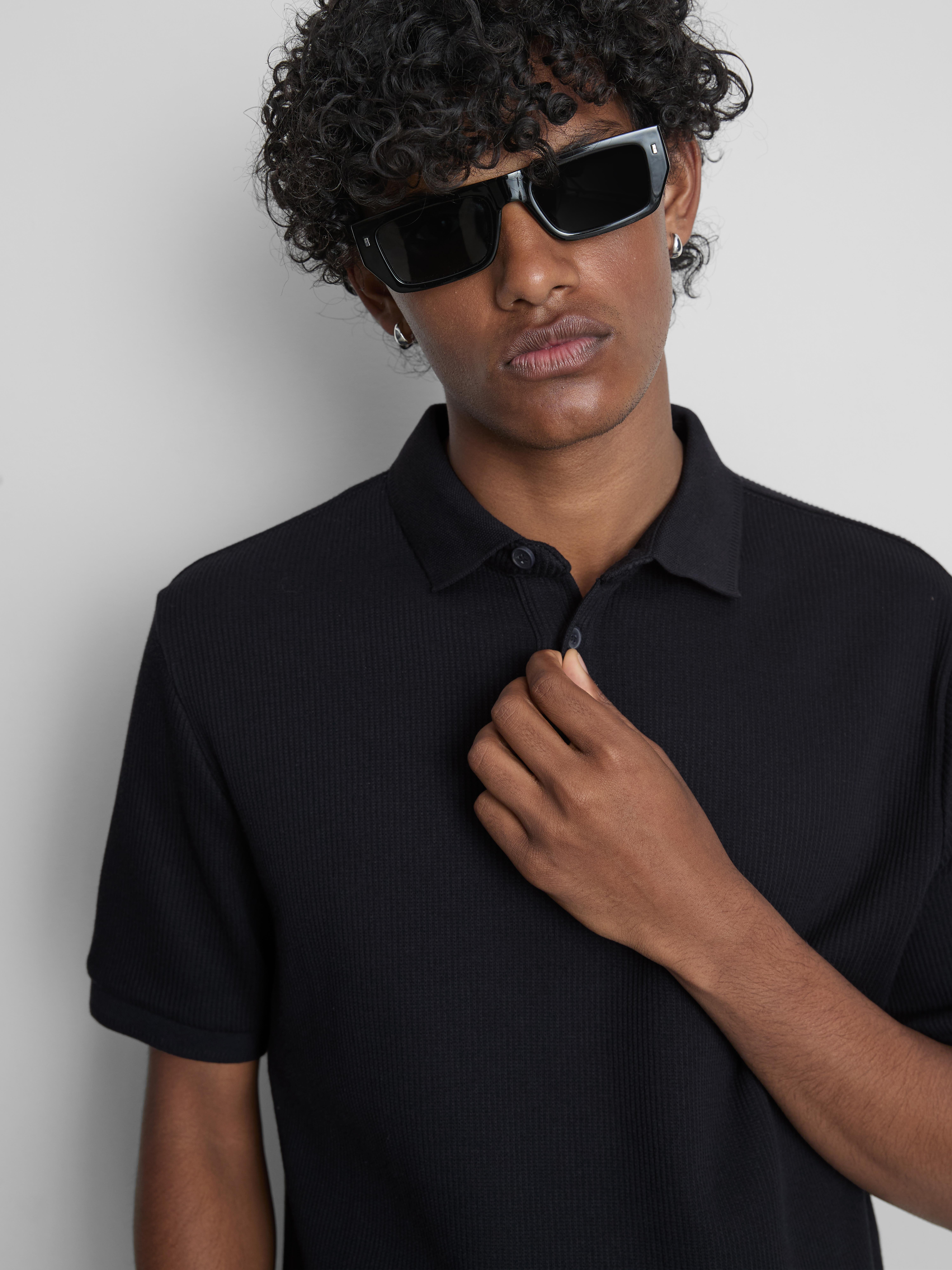 Geripptes „The Edit“ Poloshirt