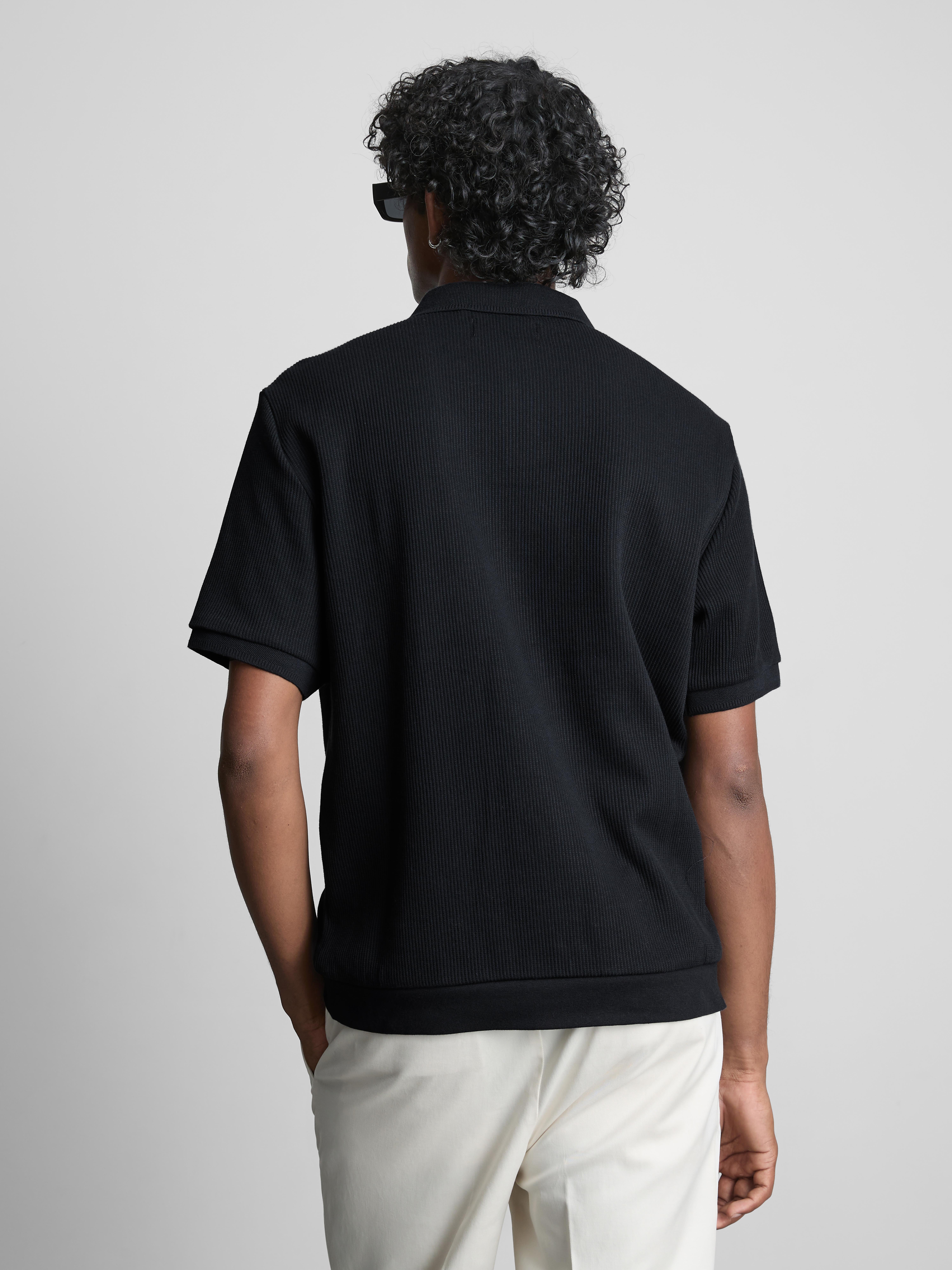 Geripptes „The Edit“ Poloshirt