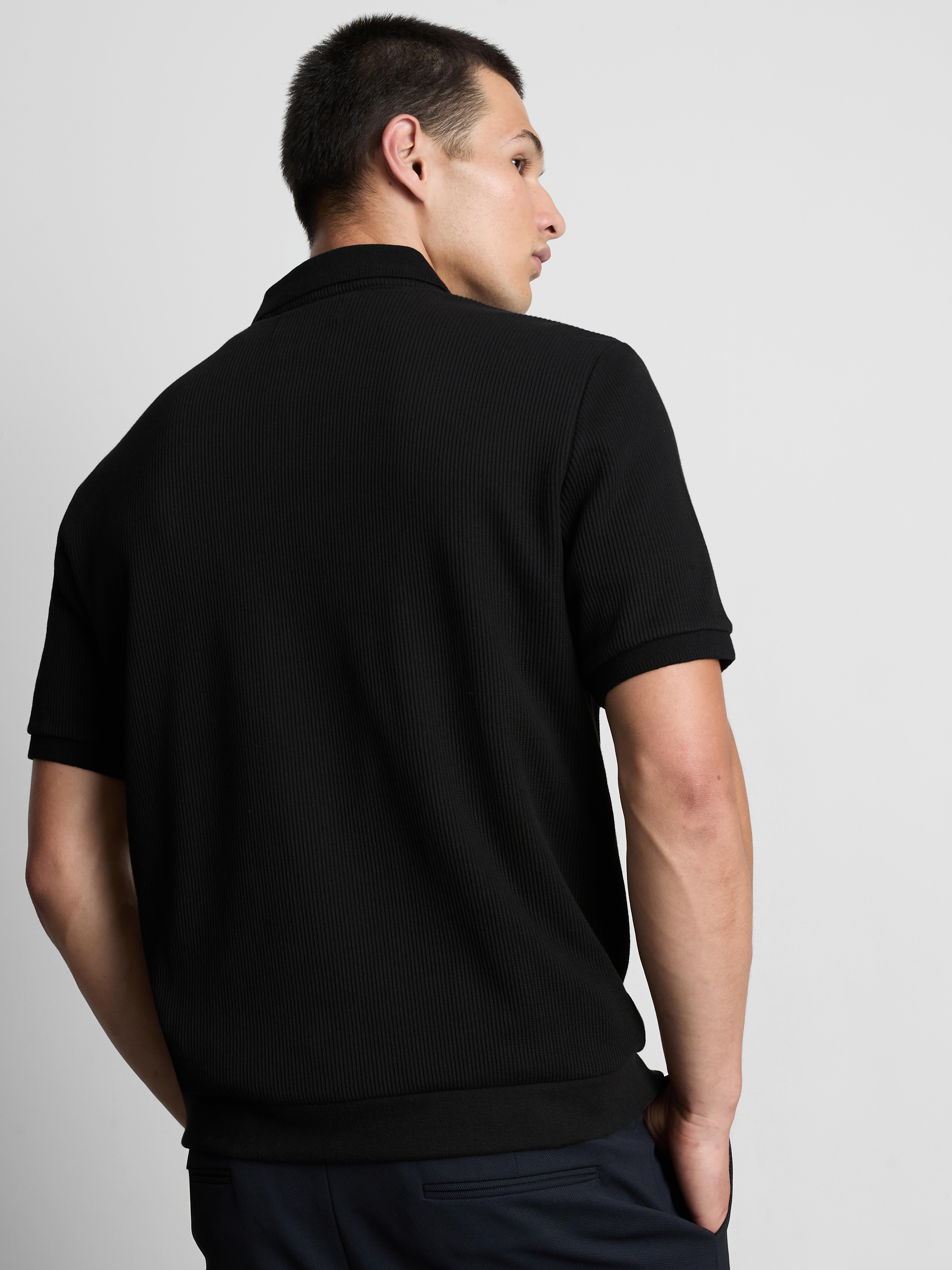 The Edit Ribbed Polo Shirt
