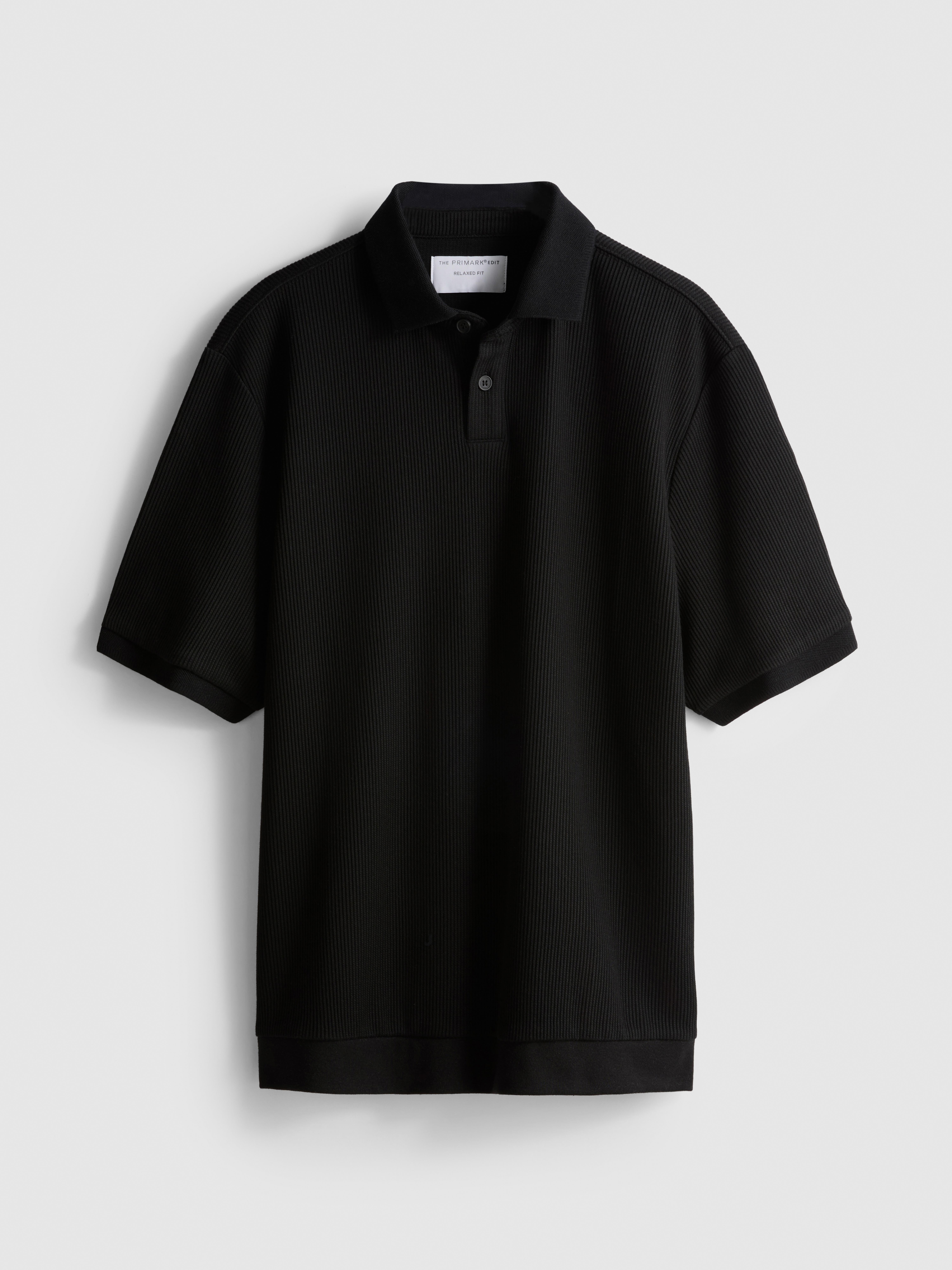 The Edit Ribbed Polo Shirt