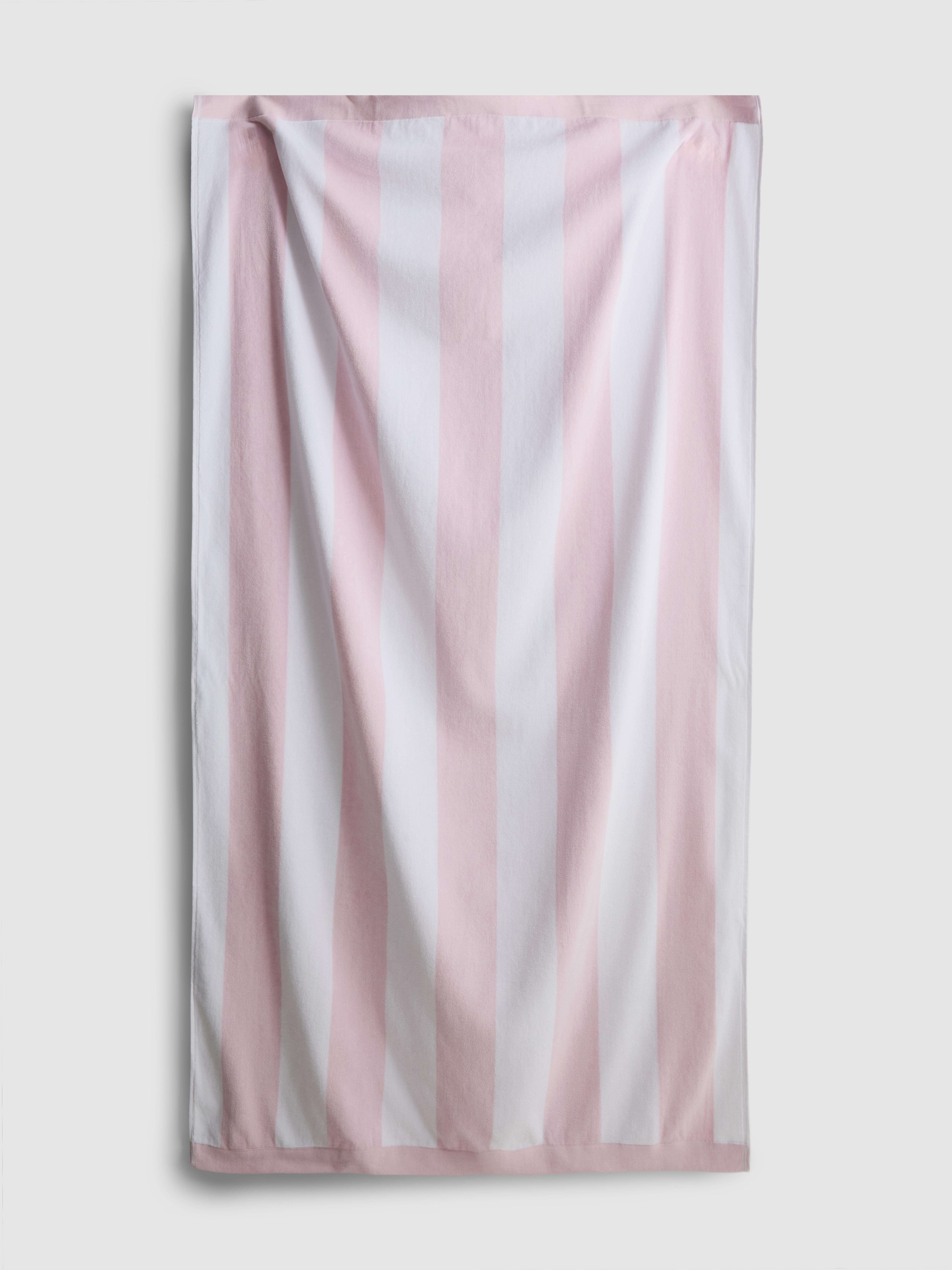 Toalla de playa con rayas anchas tipo caseta