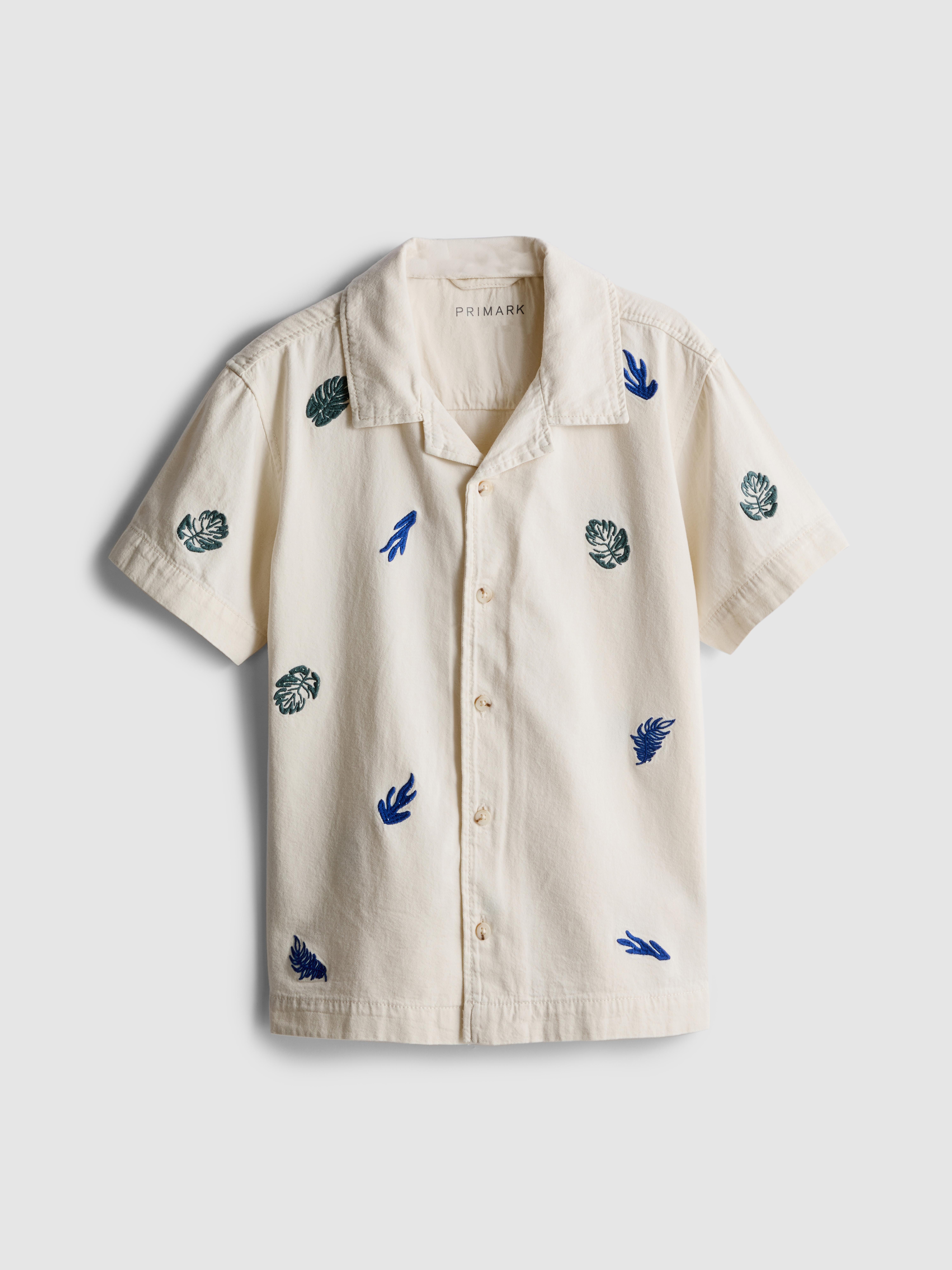 7-15 anos | Camisa bordada