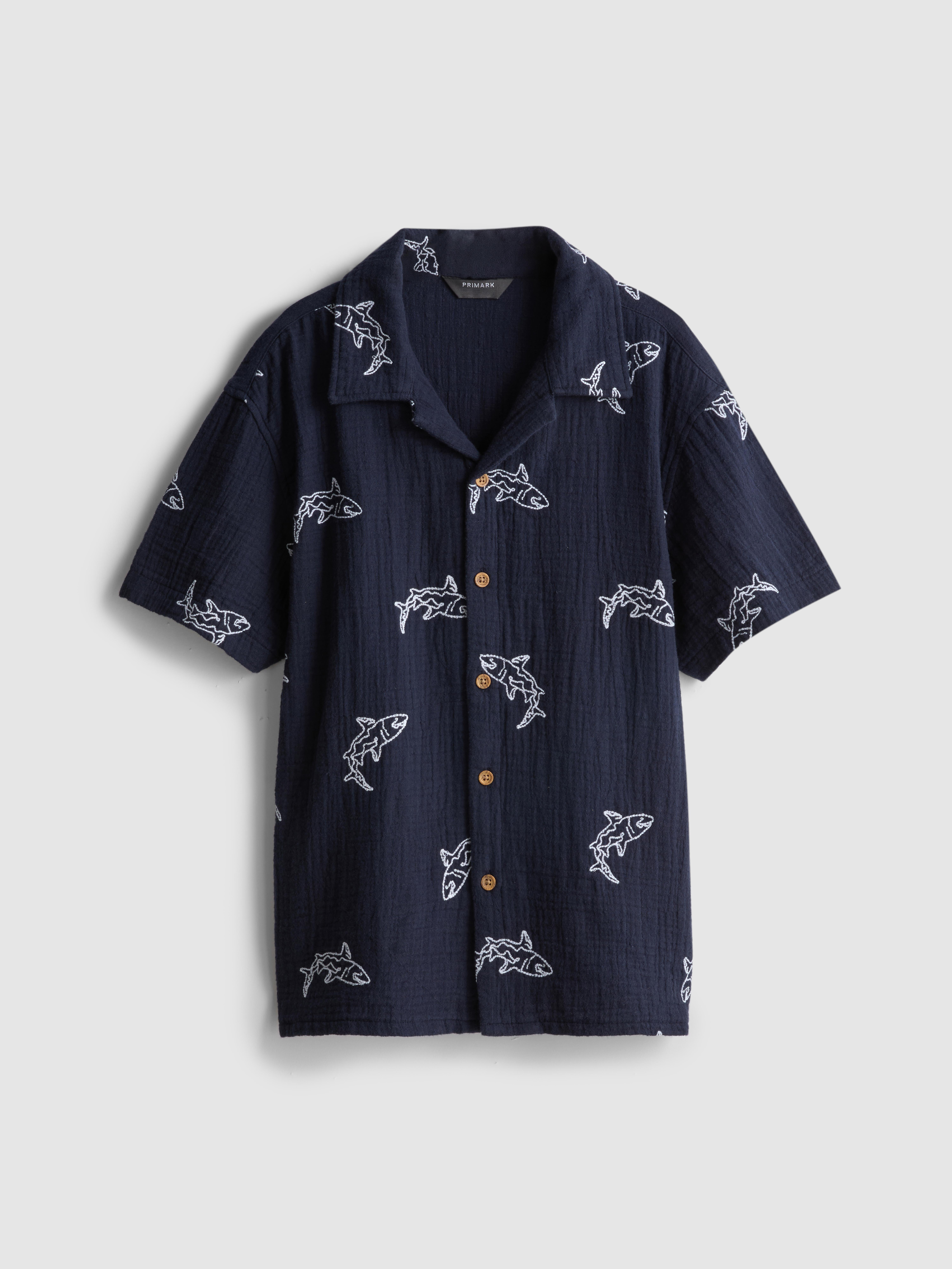 7-15 anos | Camisa bordada