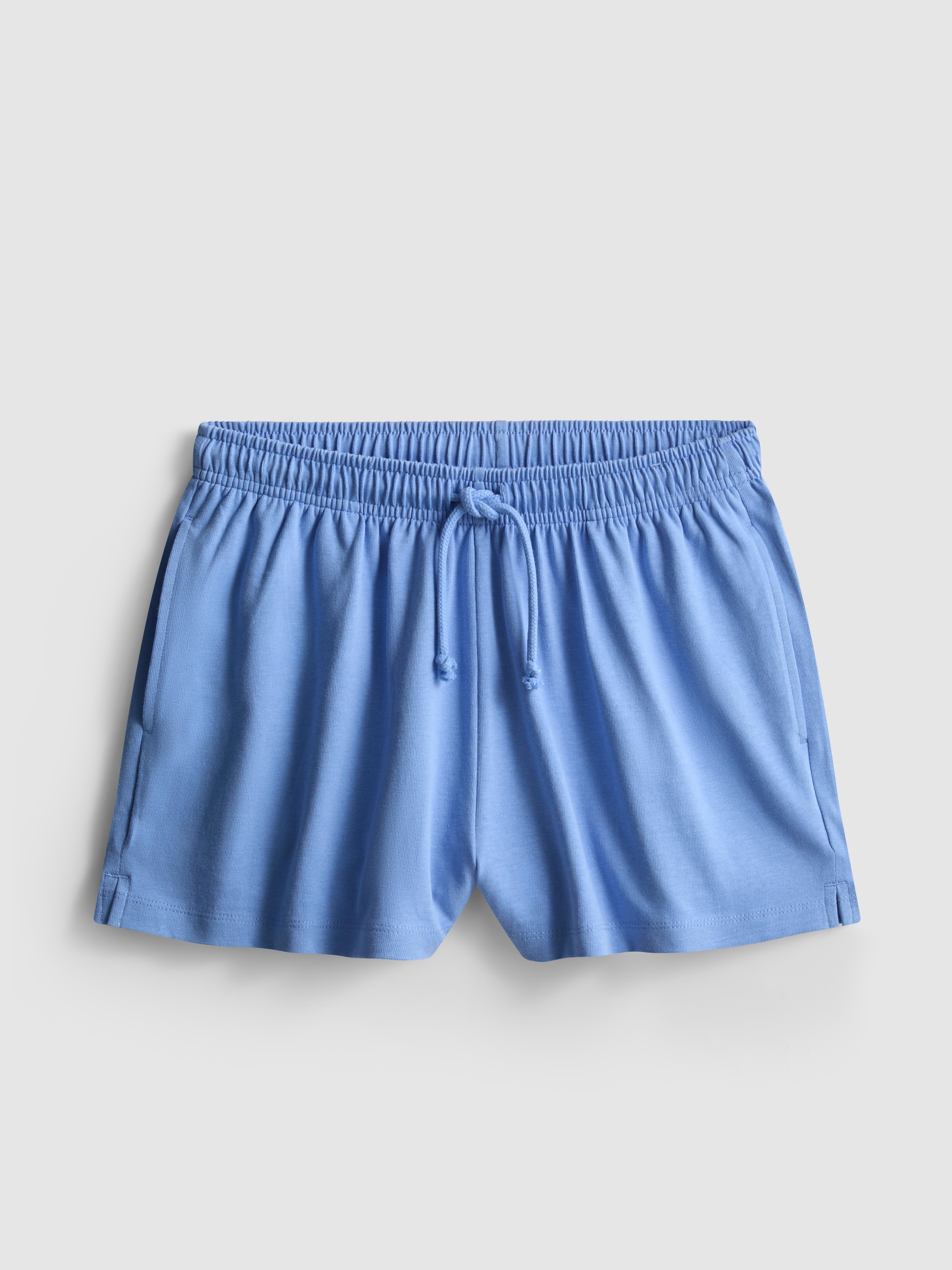 Cotton Relaxed Drawstring Shorts